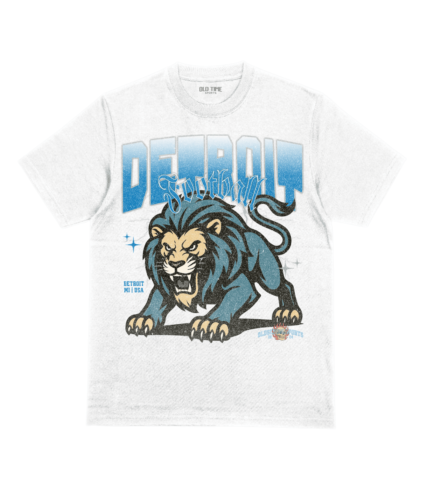 Detroit Football Club v2 T-Shirt - Old Time Sports