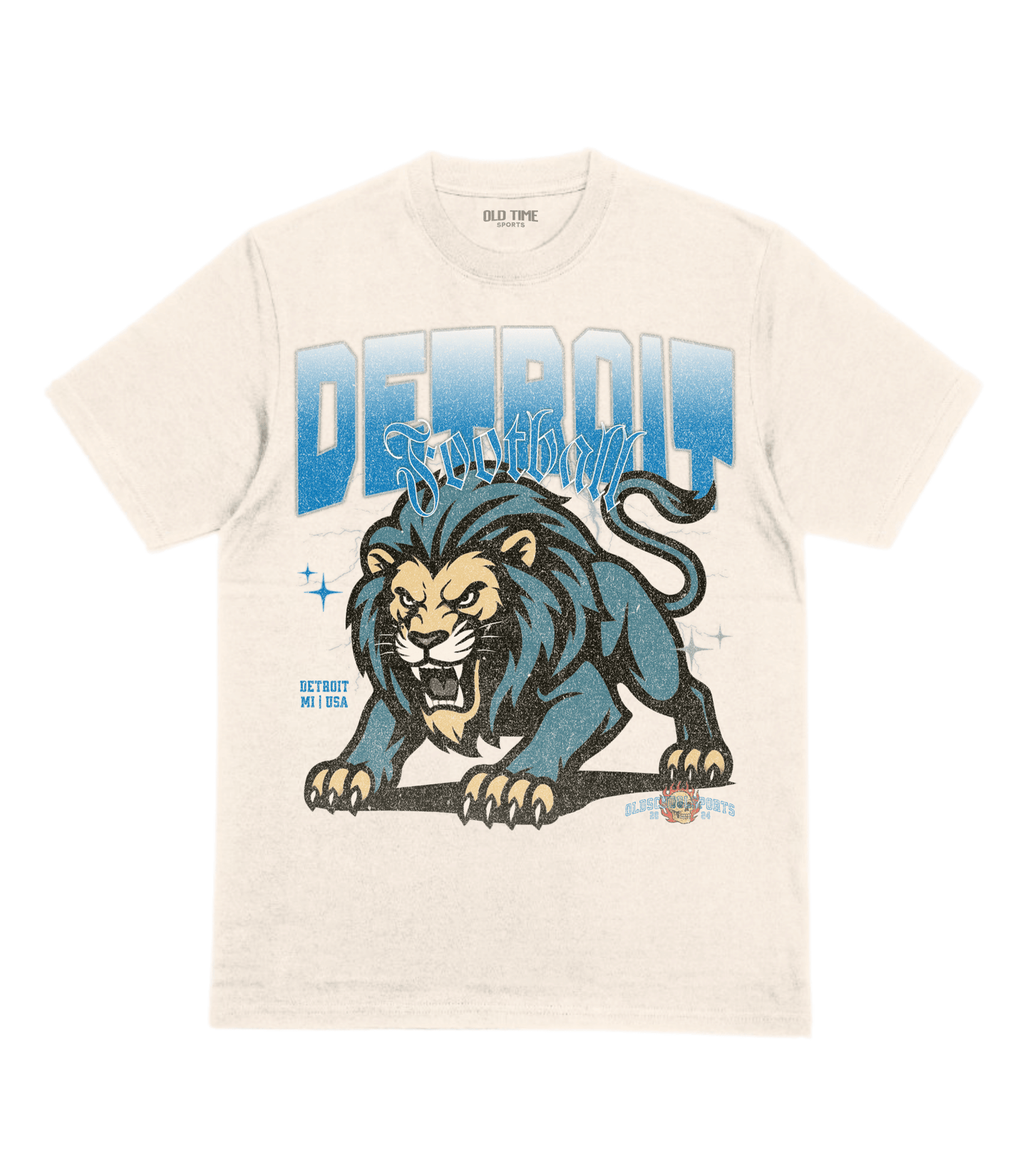 Detroit Football Club v2 T-Shirt - Old Time Sports