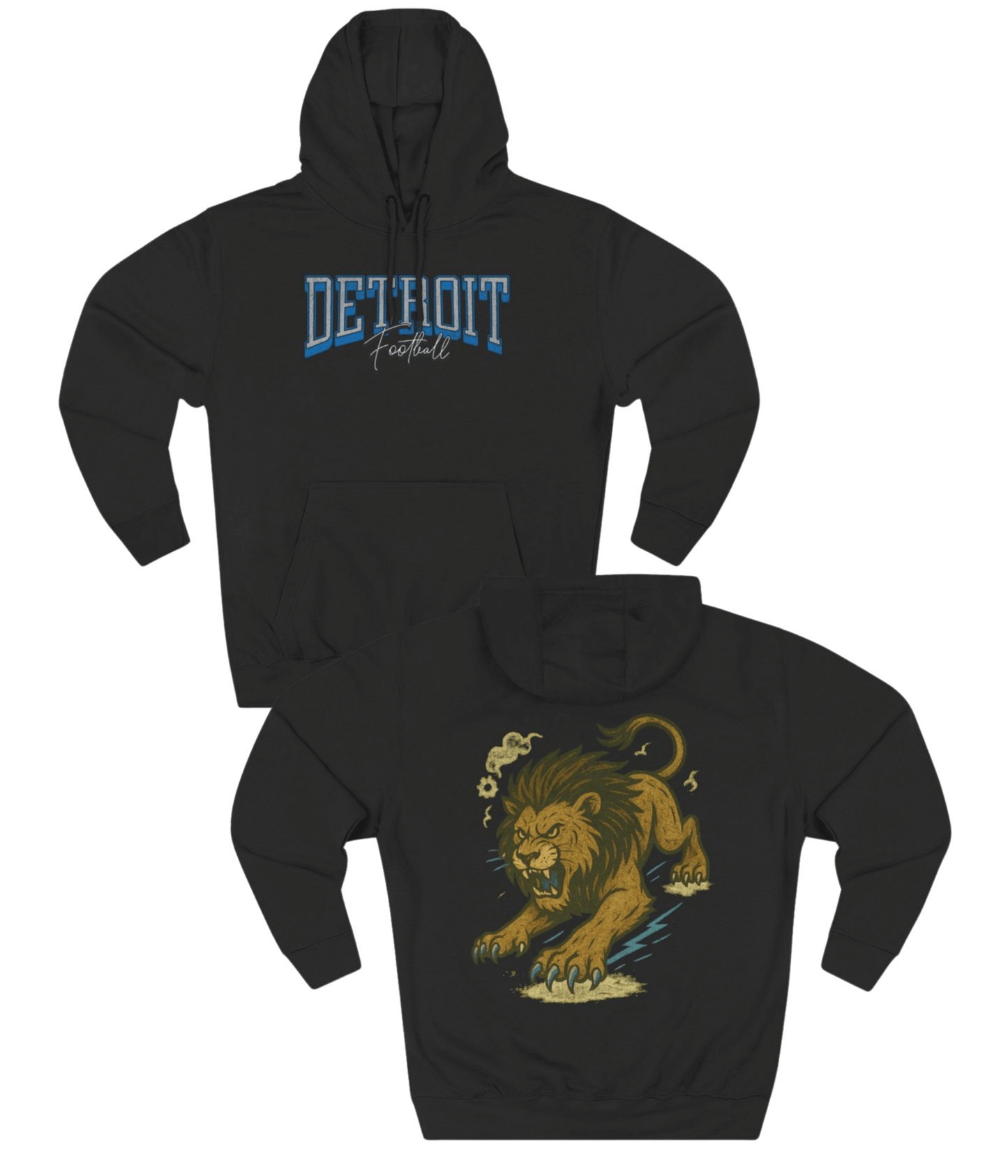 Detroit Football Hoodie - Old Time Sports