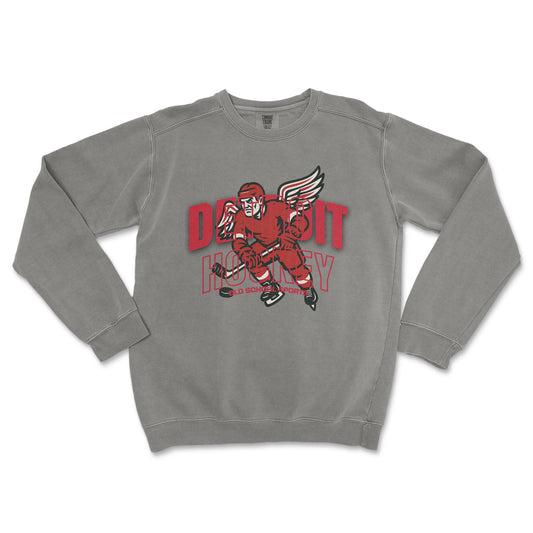 Detroit Hockey Crewneck - Old Time Sports
