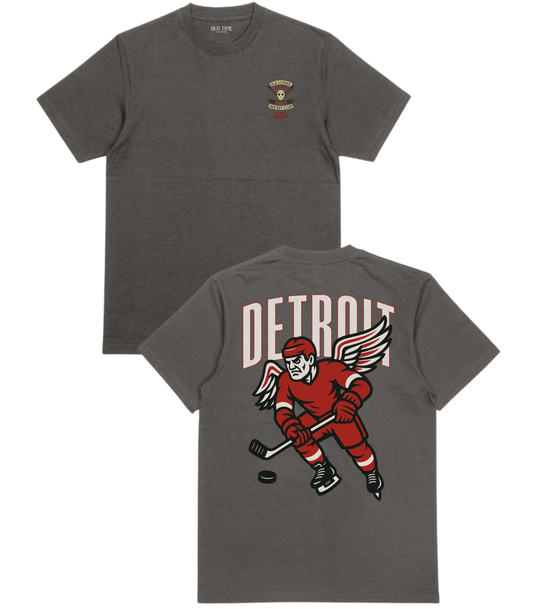Detroit Hockey v1 T-Shirt - Old Time Sports