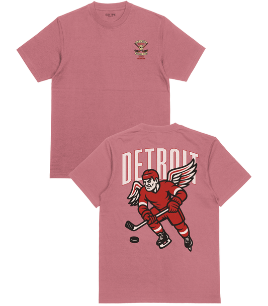 Detroit Hockey v1 T-Shirt - Old Time Sports