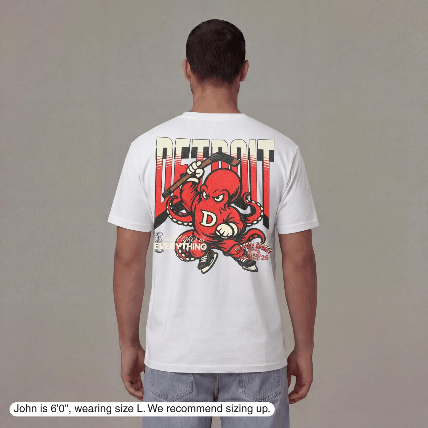 Detroit Playoff Hockey T-Shirt - Old Time Sports