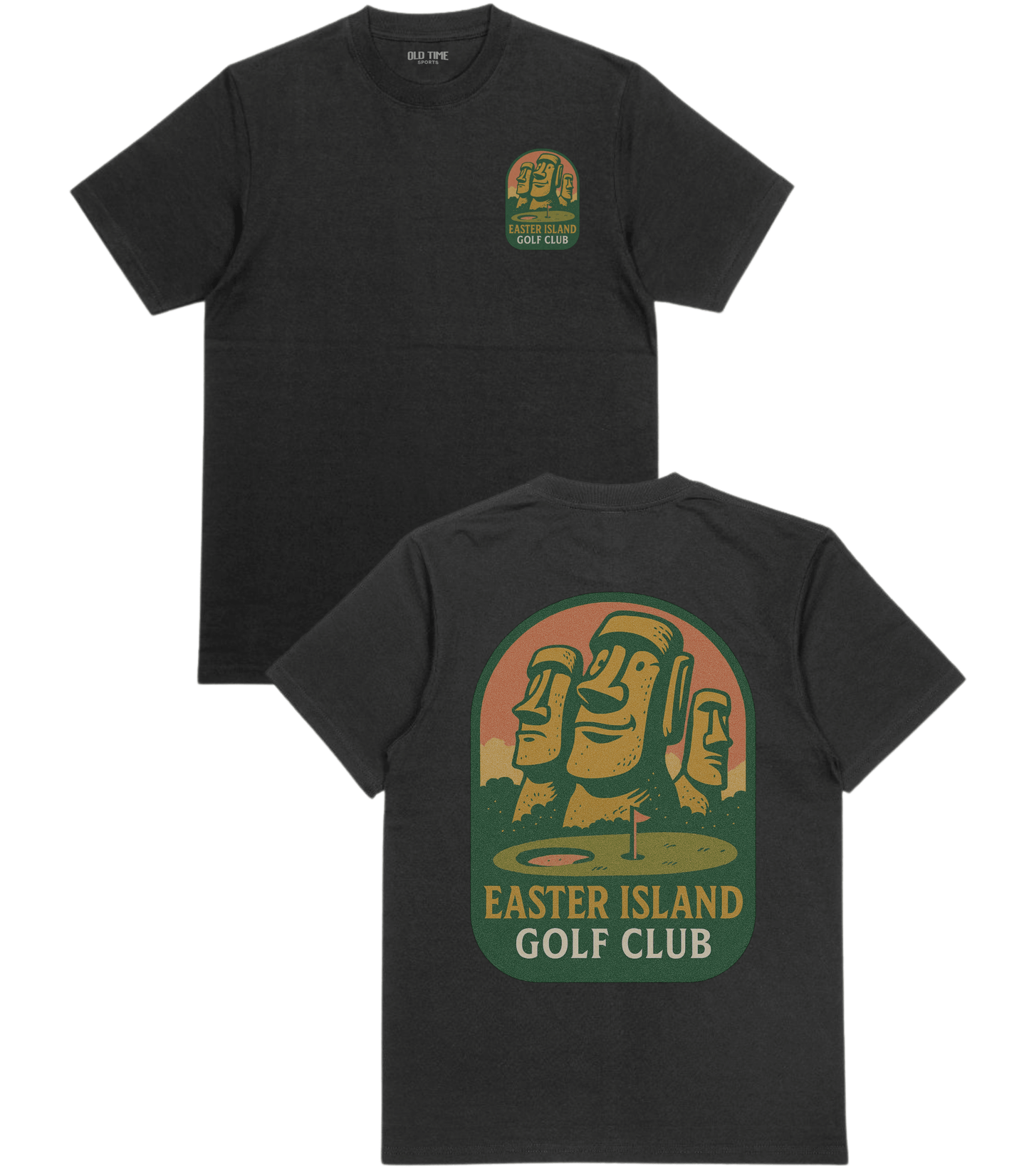 Easter Islands Golf T-Shirt - Old Time Sports