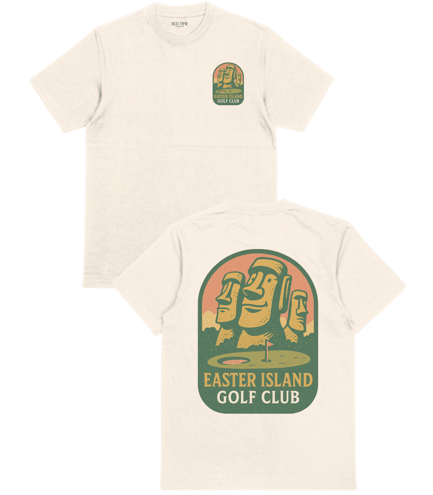 Easter Islands Golf T-Shirt - Old Time Sports