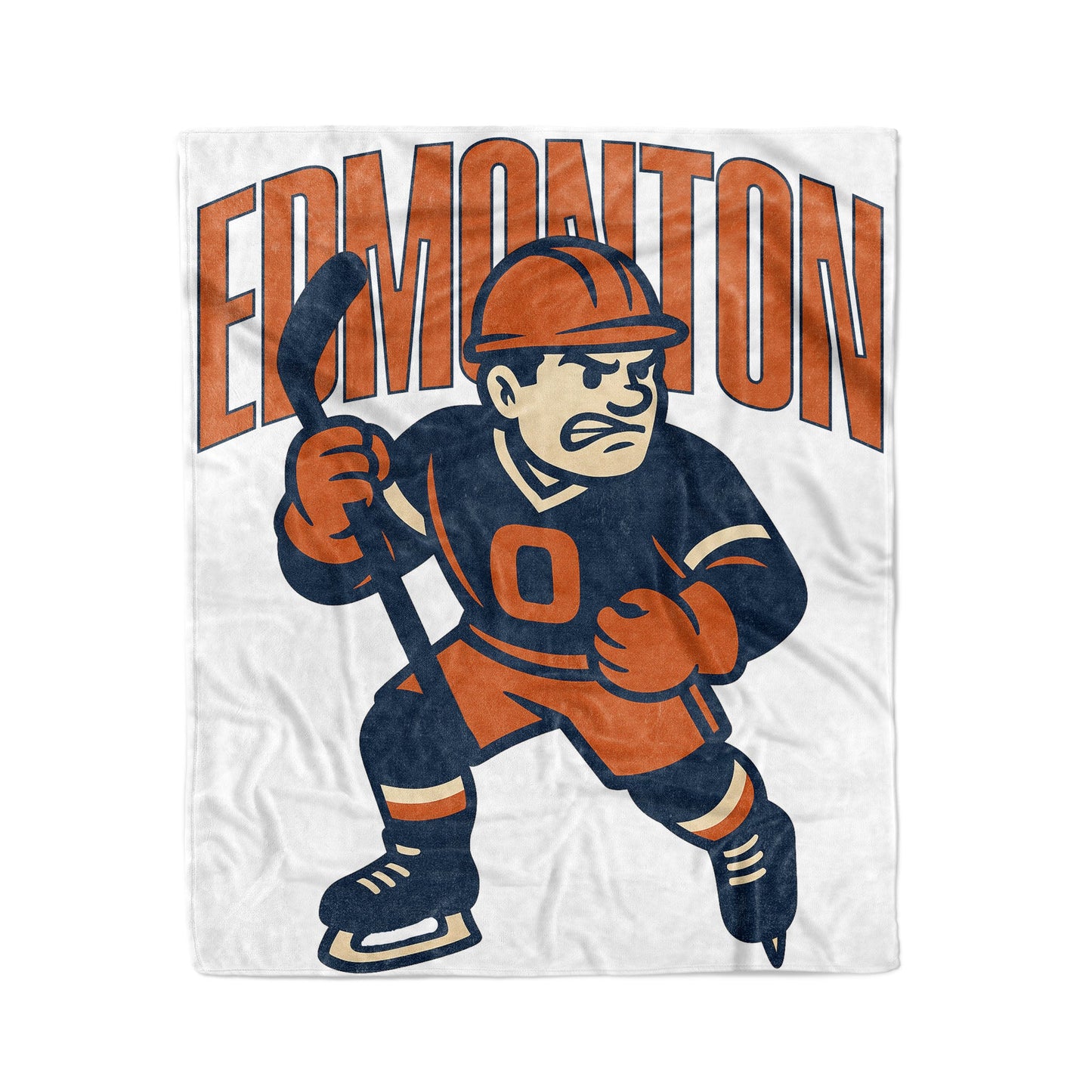 Edmonton Hockey 50x60in Fleece Blanket