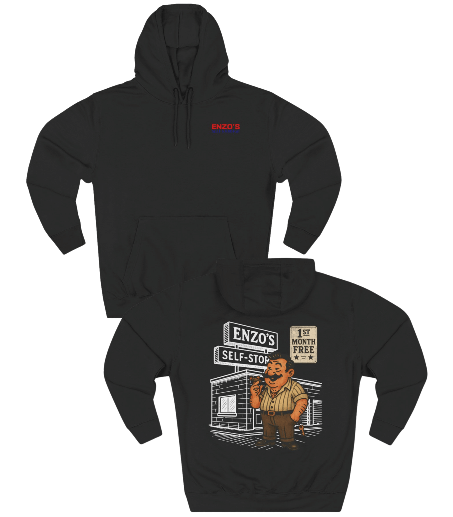 Enzo's Self Storage Hoodie - Old Time Sports