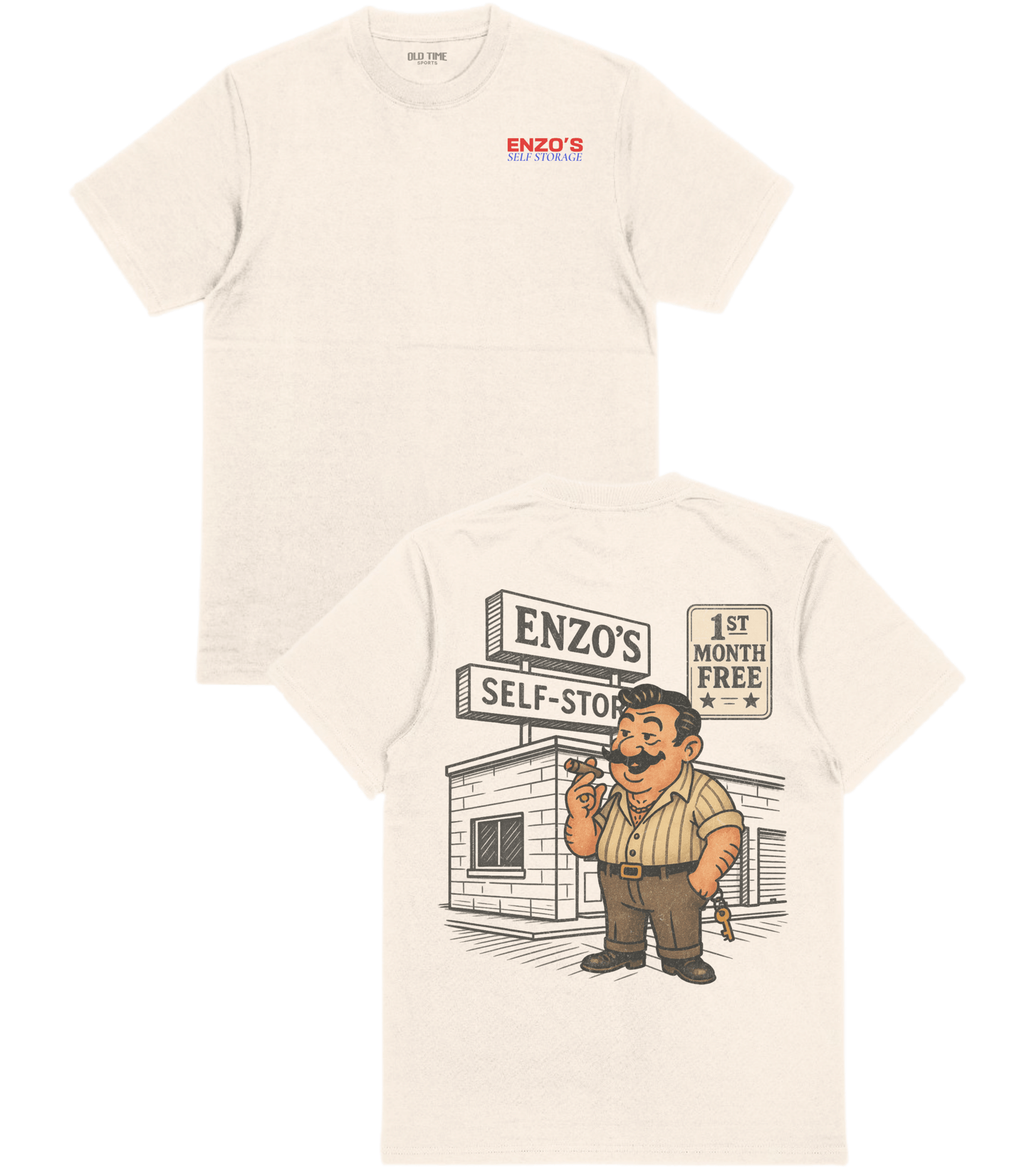 Enzo's Self Storage T-Shirt - Old Time Sports