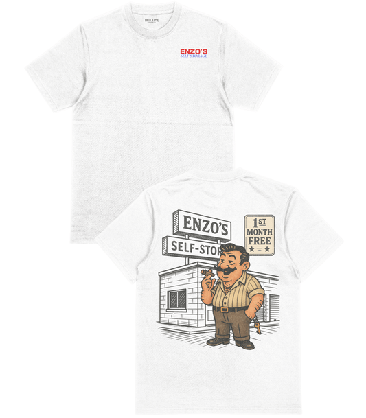 Enzo's Self Storage T-Shirt - Old Time Sports