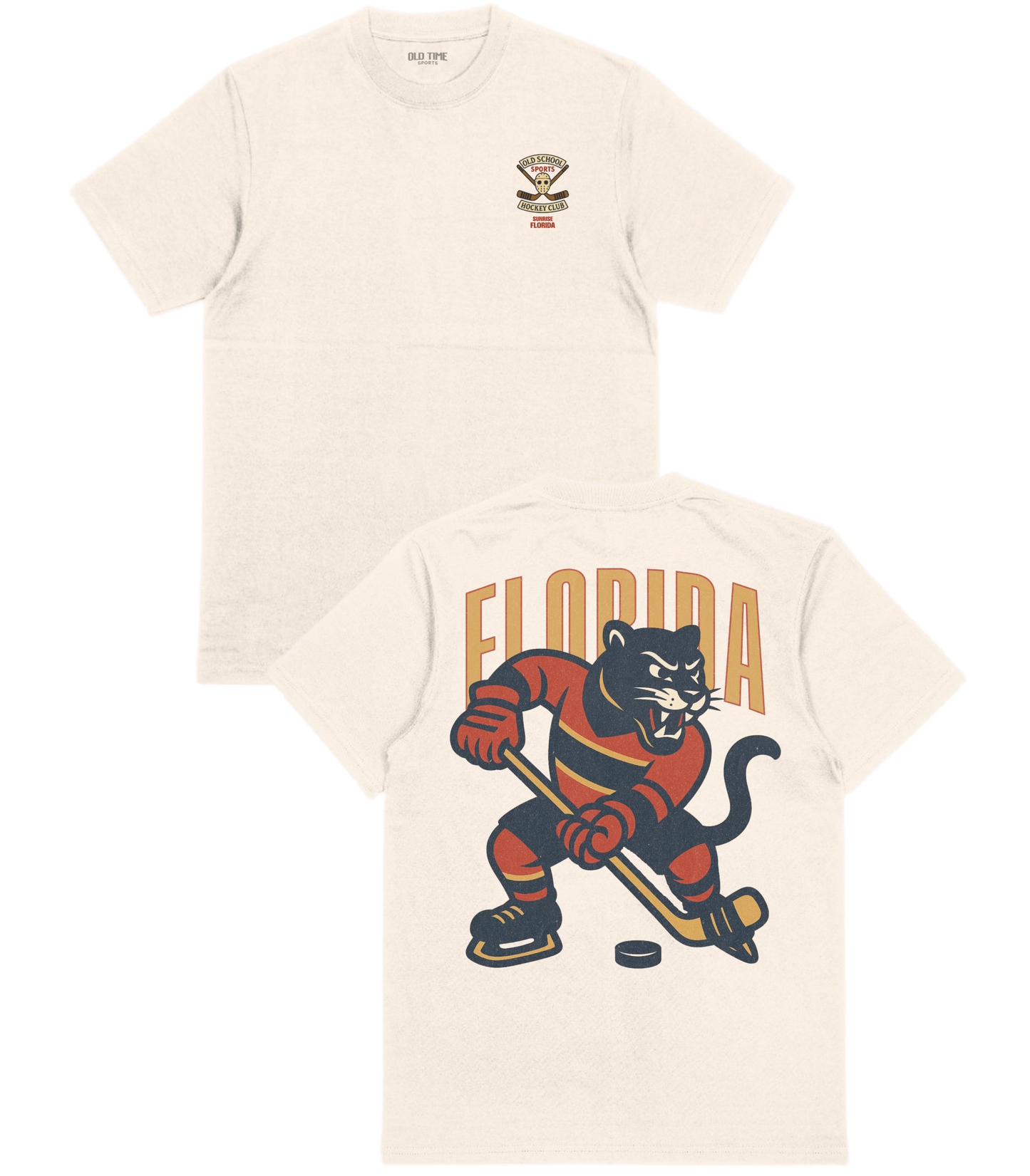 Florida Hockey v1 T-Shirt - Old Time Sports