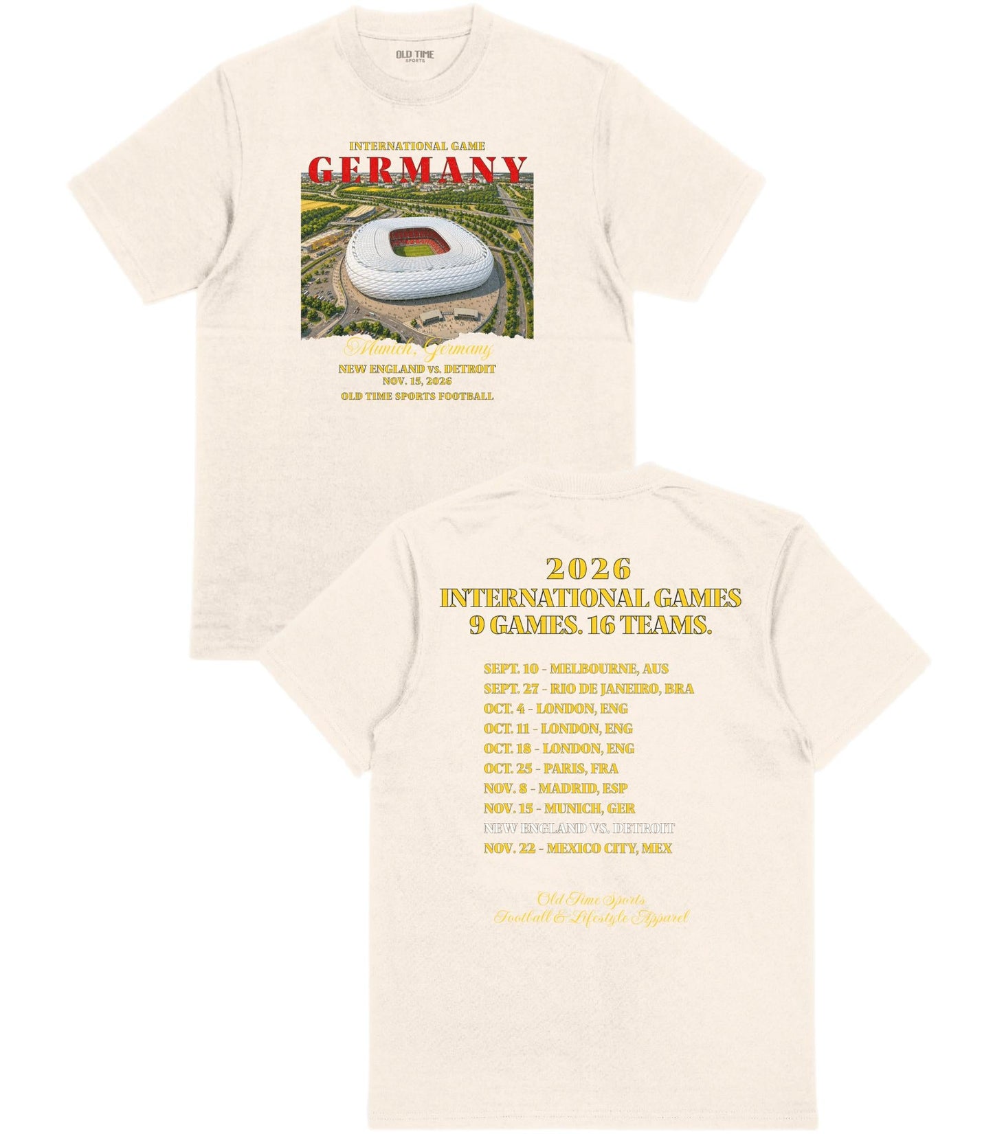 Football in Germany T-Shirt - Old Time Sports