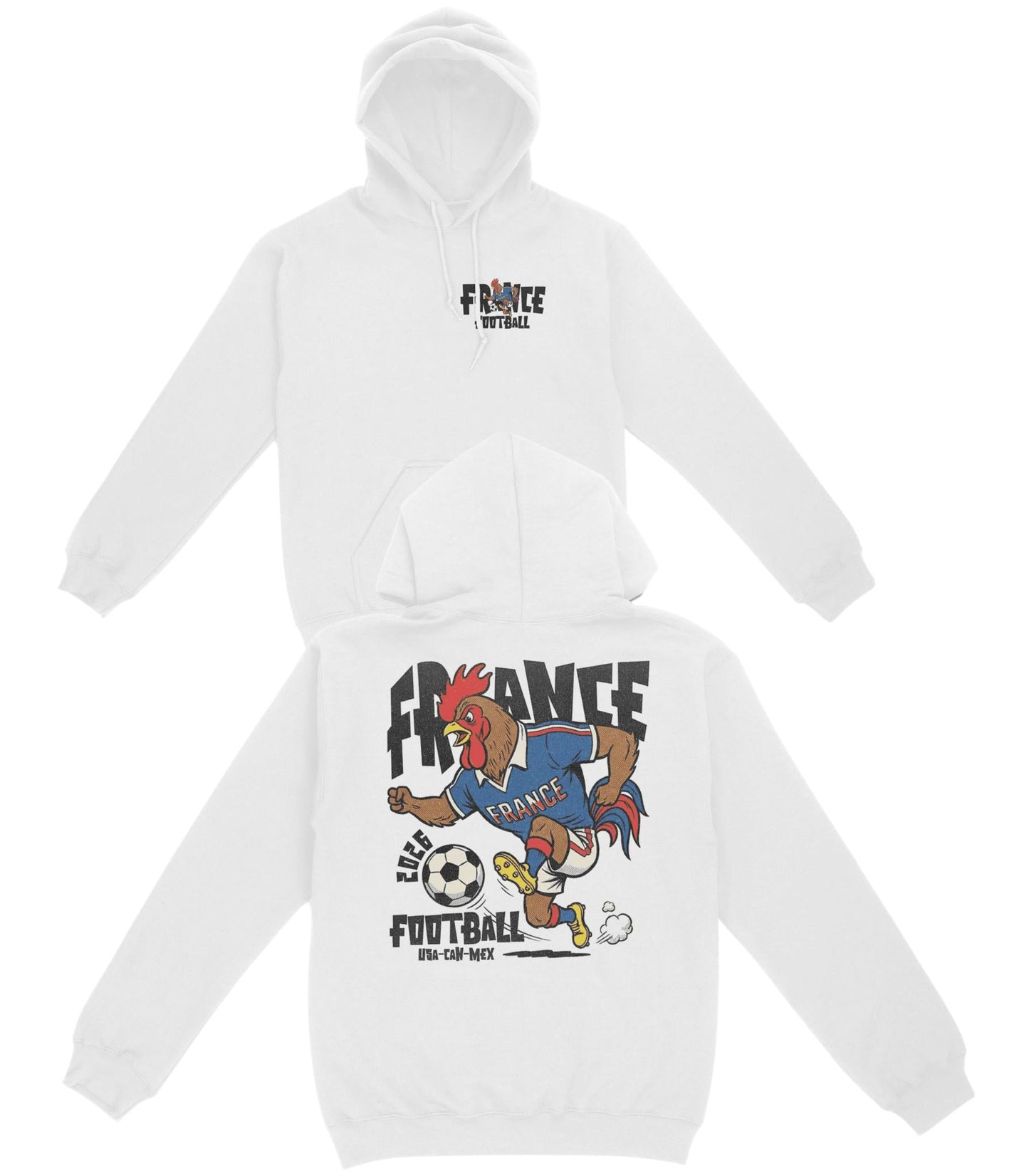 France Football Basic Hoodie - Old Time Sports