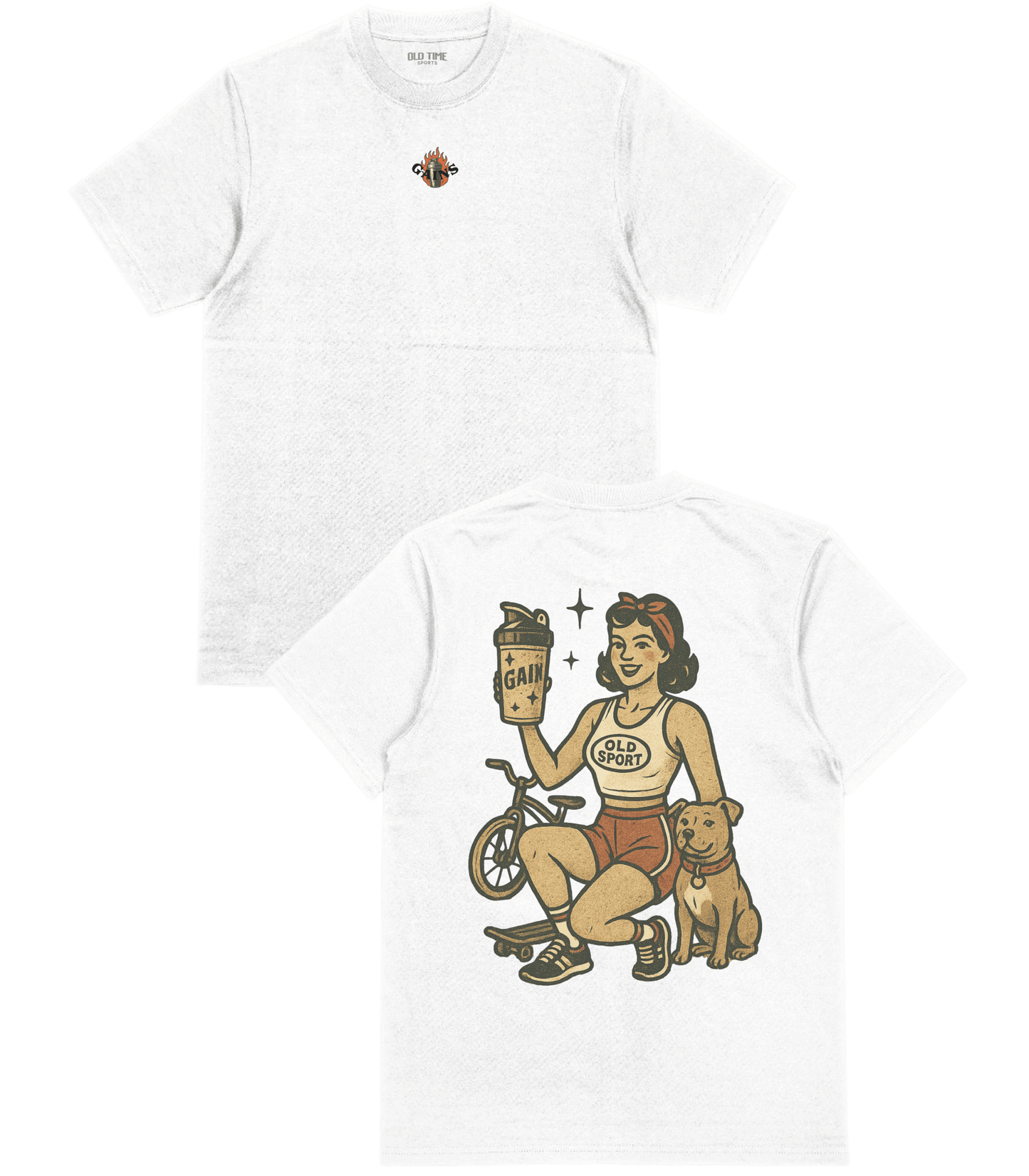 Gains T-Shirt - Old Time Sports