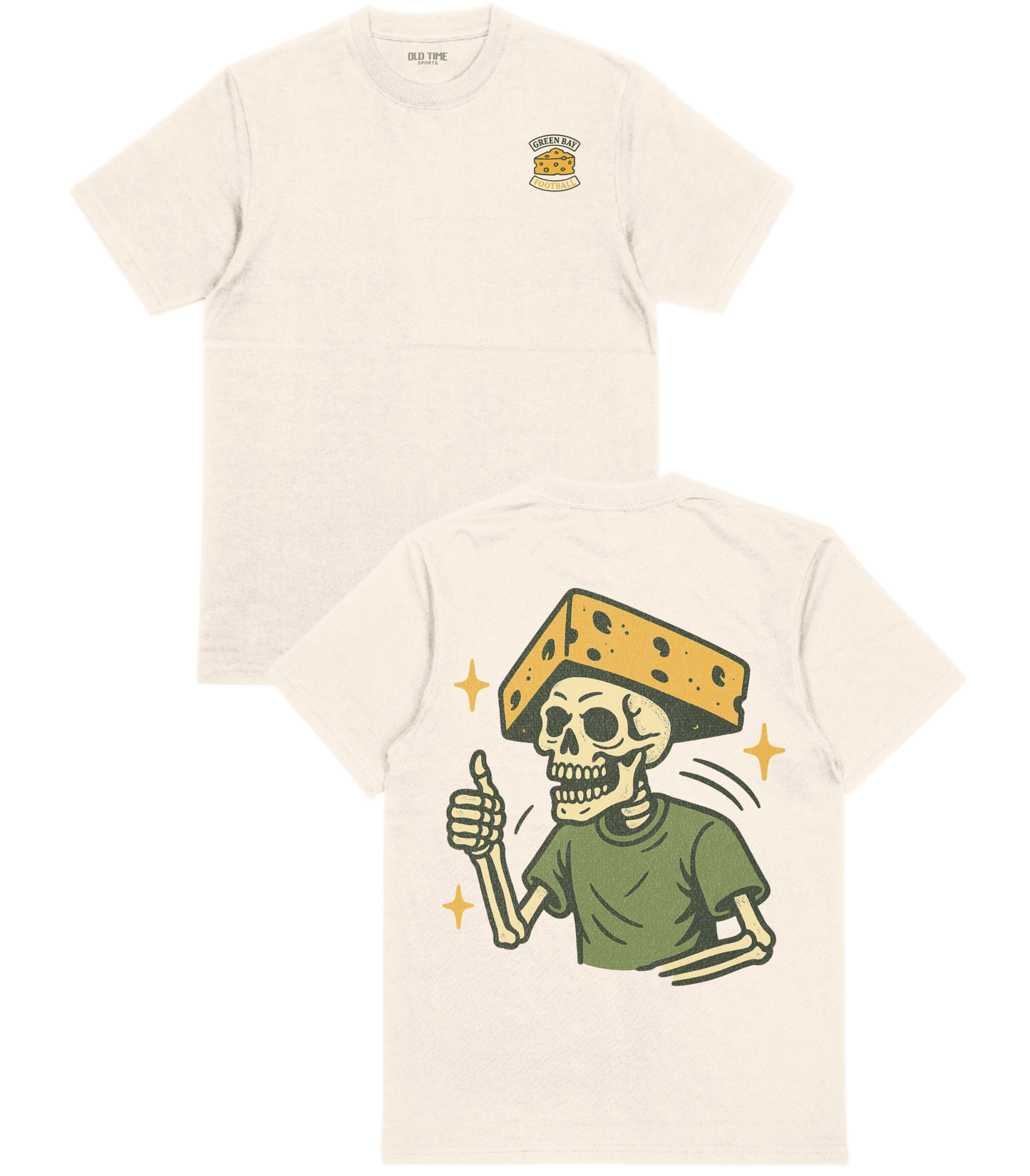 GB Cheese Heads v1 T-Shirt - Old Time Sports