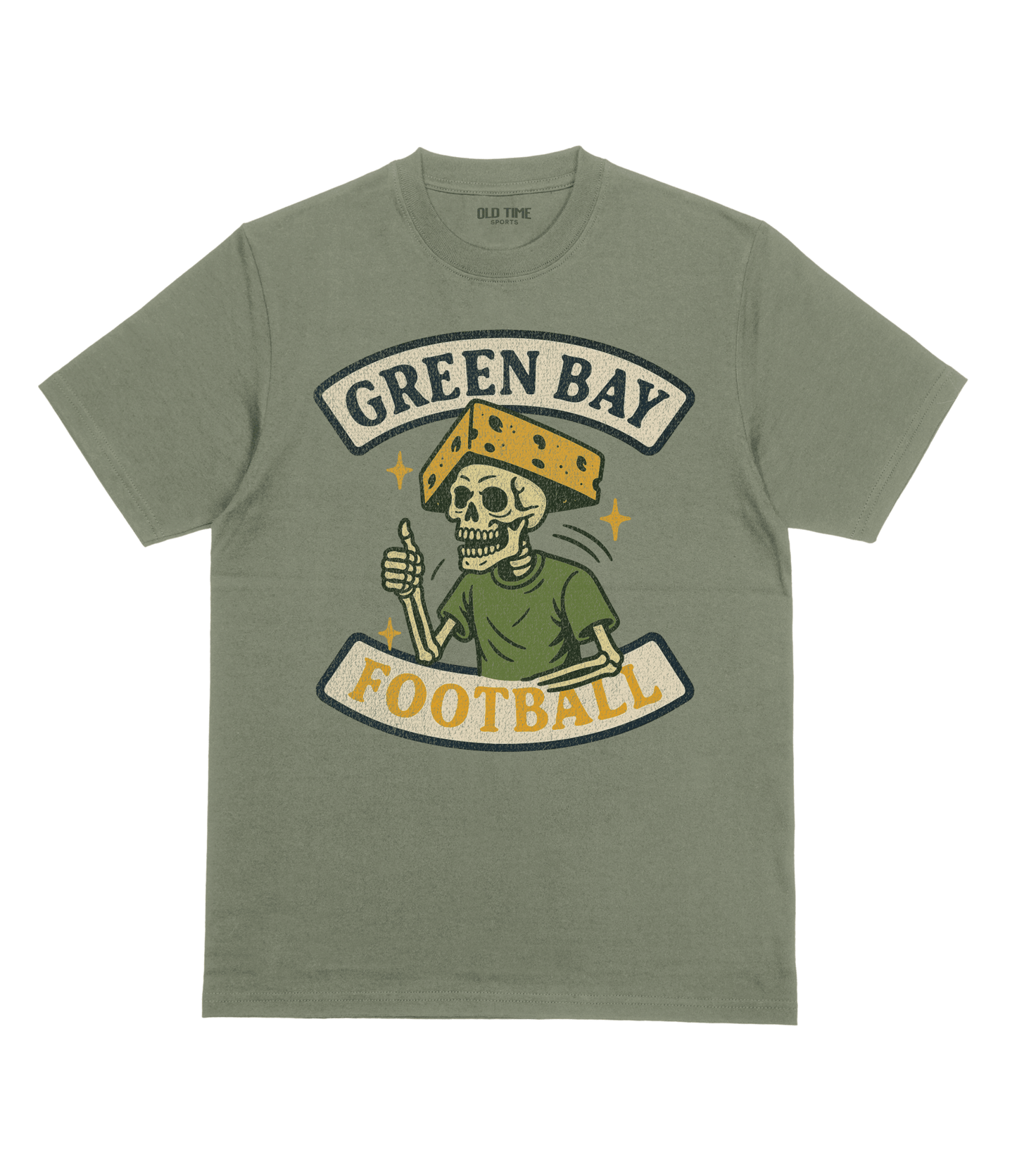 GB Cheese Heads v2 T-Shirt - Old Time Sports