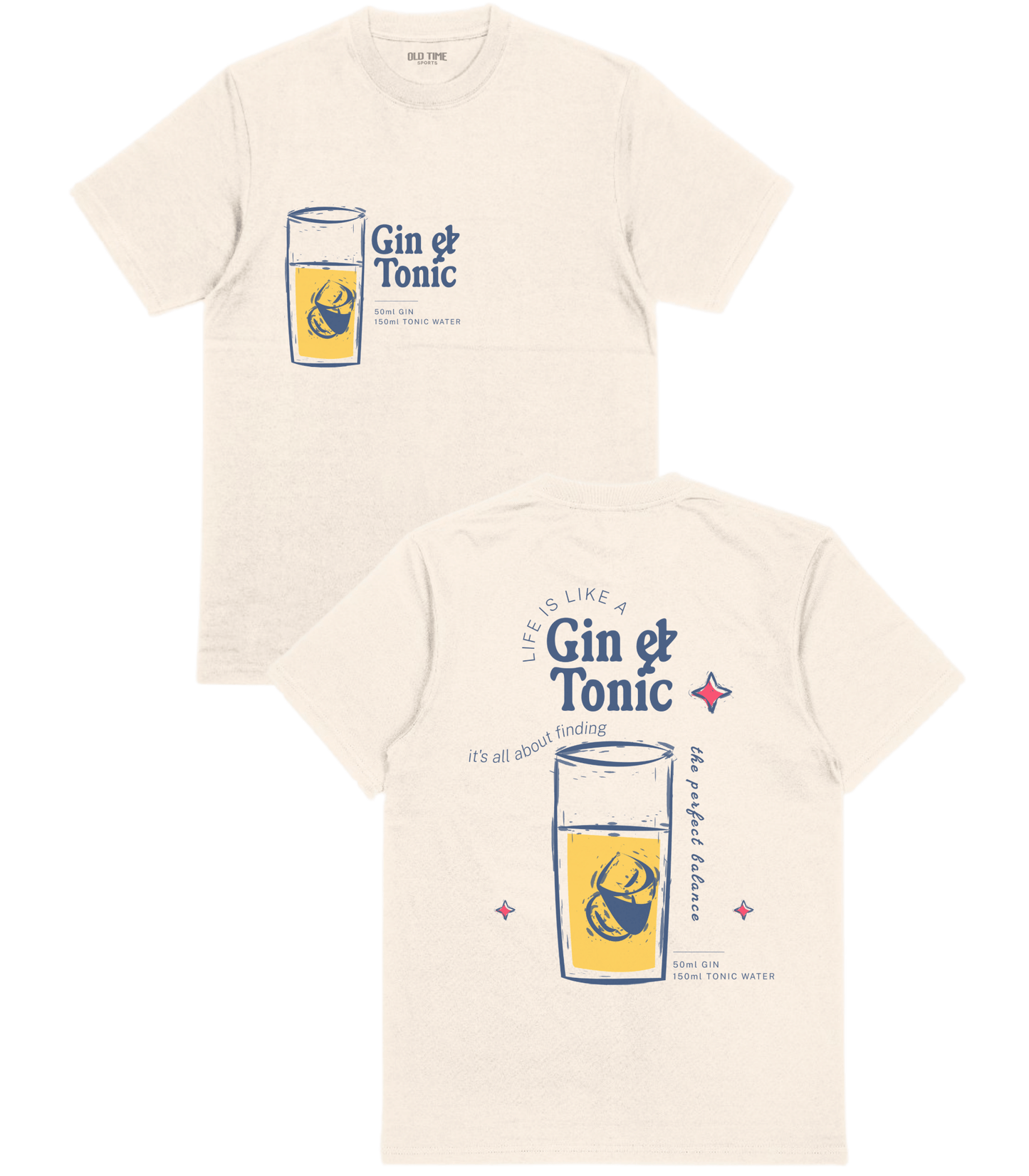 Gin & Tonic T-Shirt - Old Time Sports