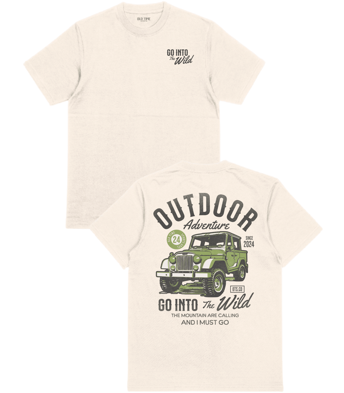 Go Into the Wild T-Shirt - Old Time Sports