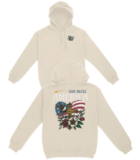 God Bless Basic Hoodie - Old Time Sports