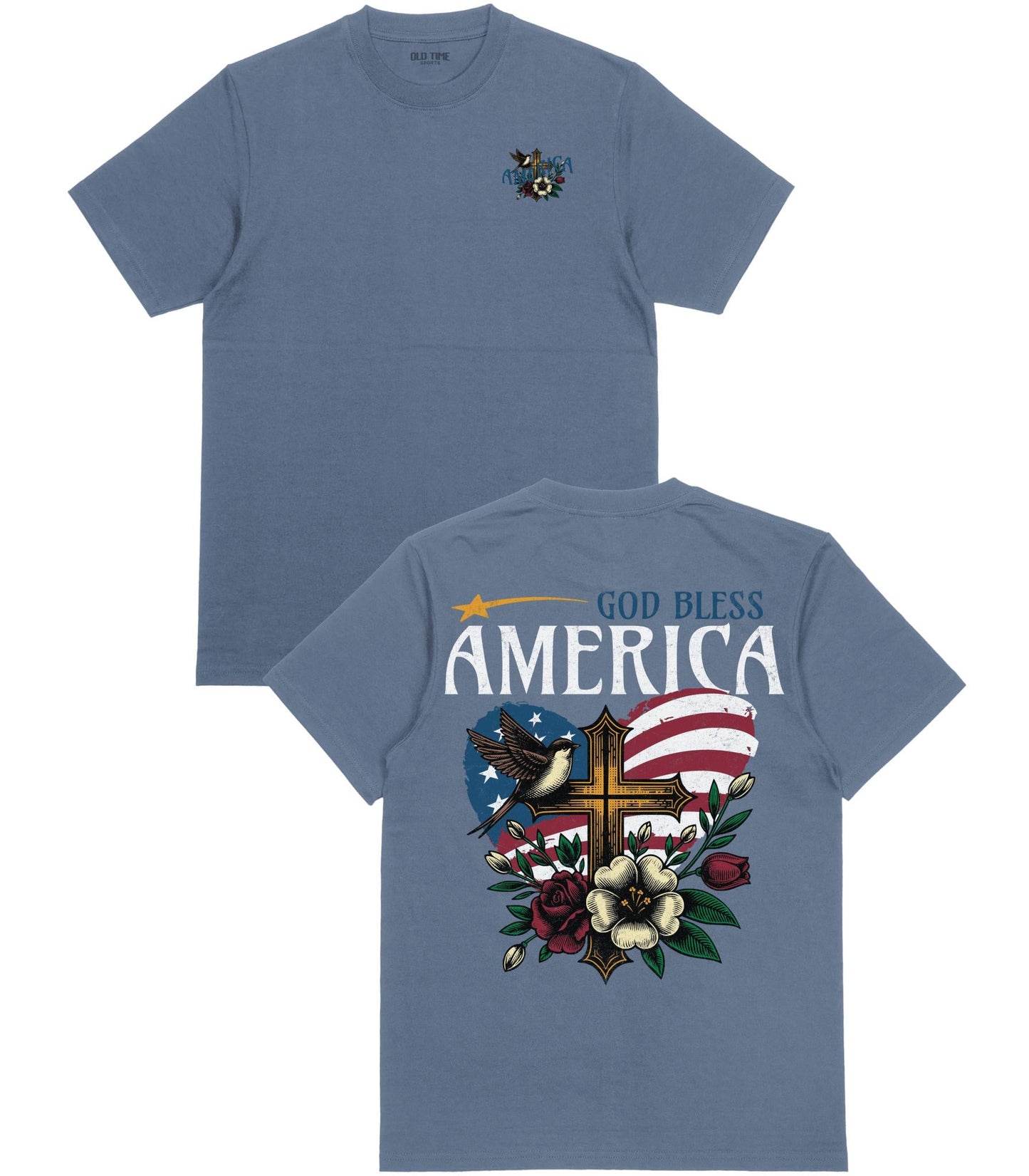 God & Country T-Shirt - Old Time Sports