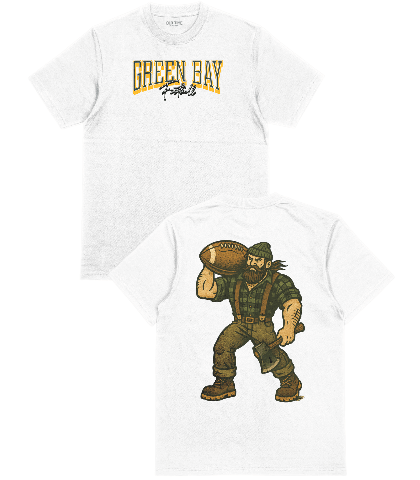 Green Bay Football T-Shirt - Old Time Sports