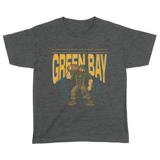 Green Bay Football v1 YOUTH T-Shirt - Old Time Sports