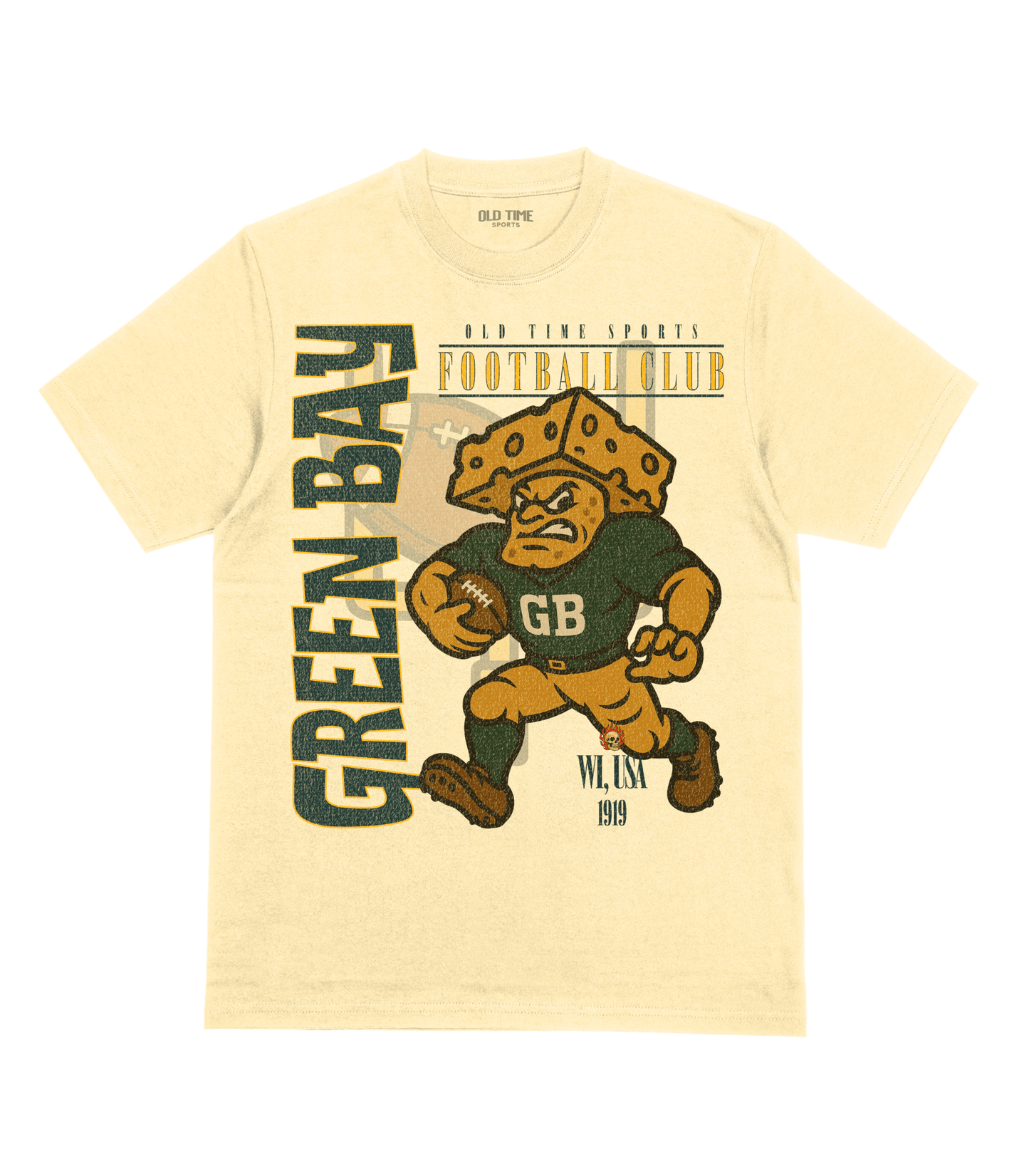 Green Bay Football v2 T-Shirt - Old Time Sports
