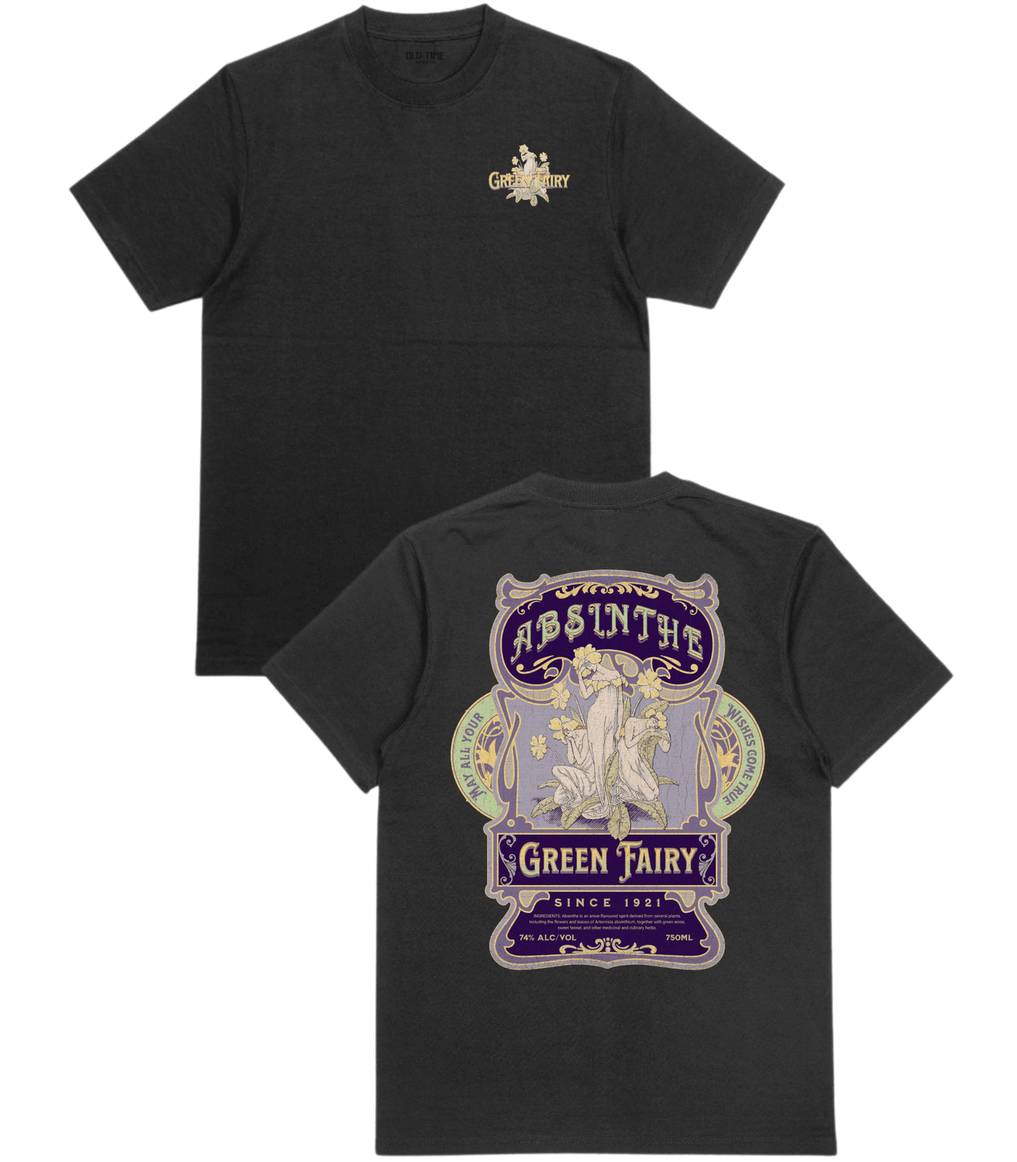 Green Fairy T-Shirt - Old Time Sports