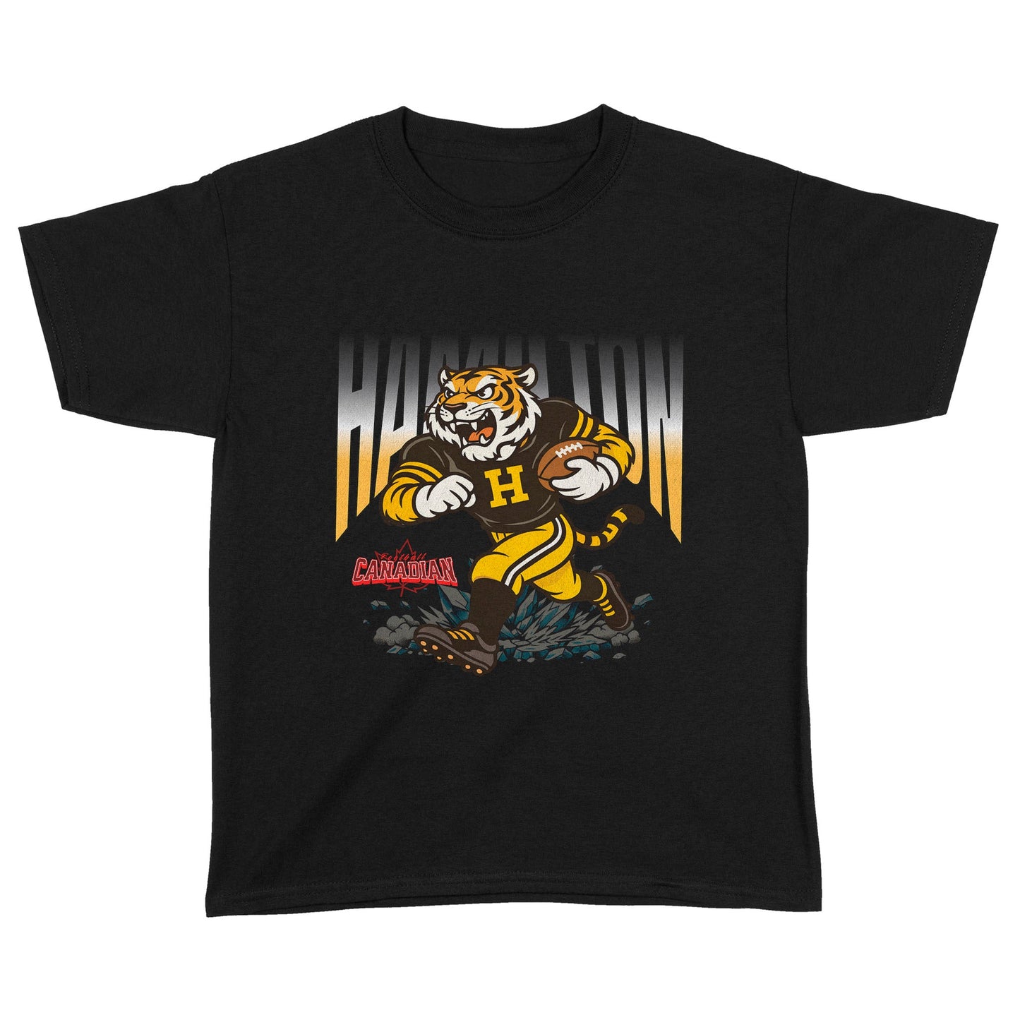 Hamilton Football v2 YOUTH T-Shirt - Old Time Sports
