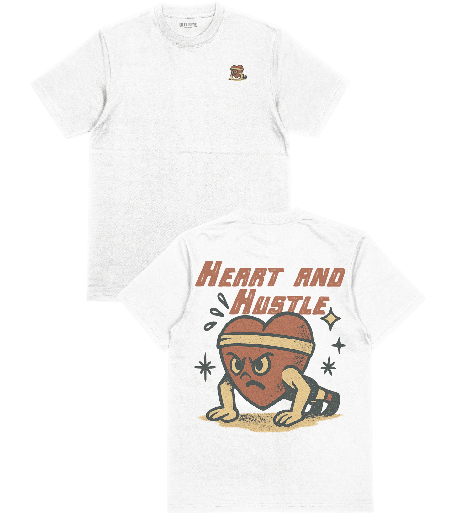 Heart & Hustle T-Shirt - Old Time Sports