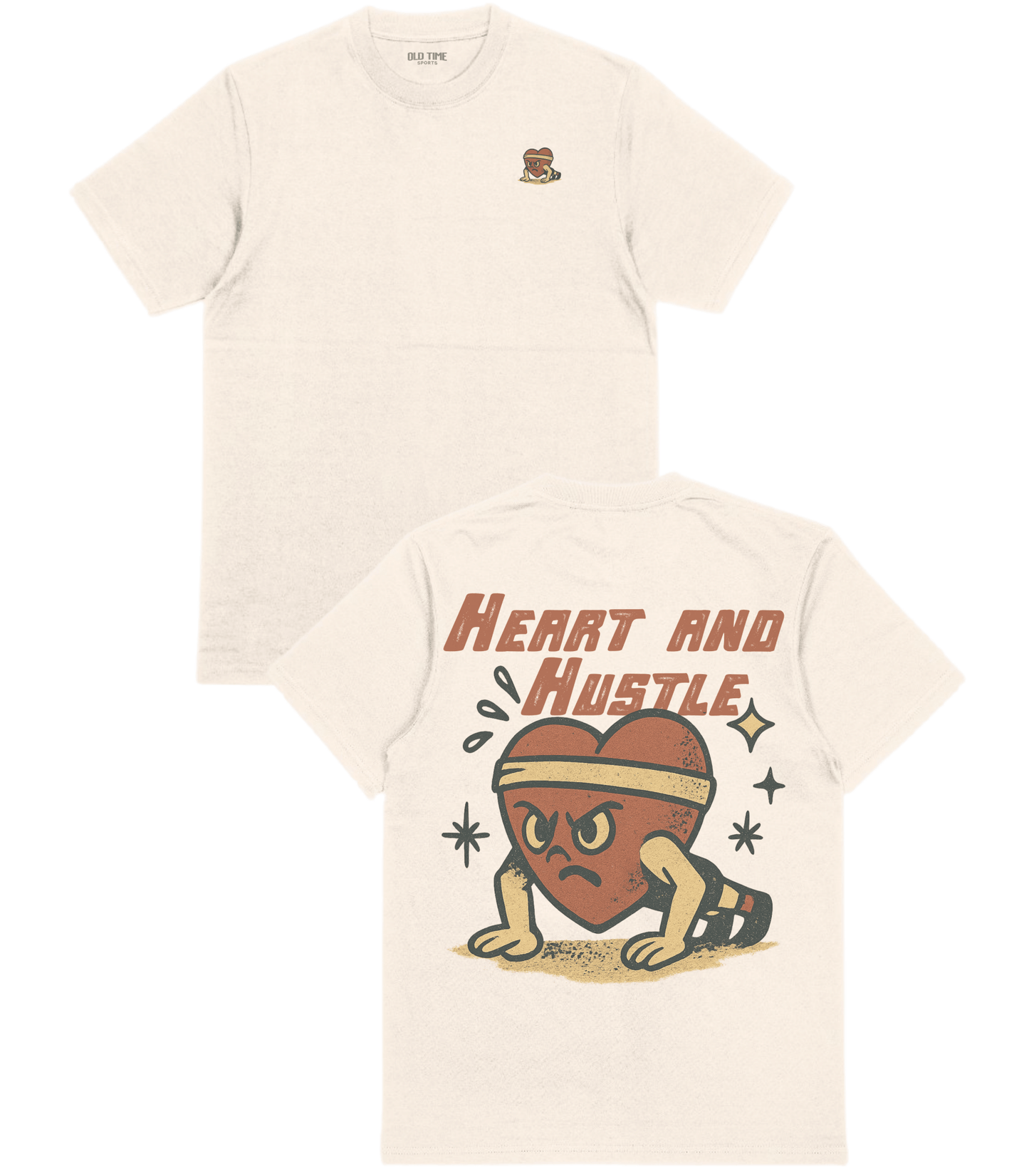 Heart & Hustle T-Shirt - Old Time Sports
