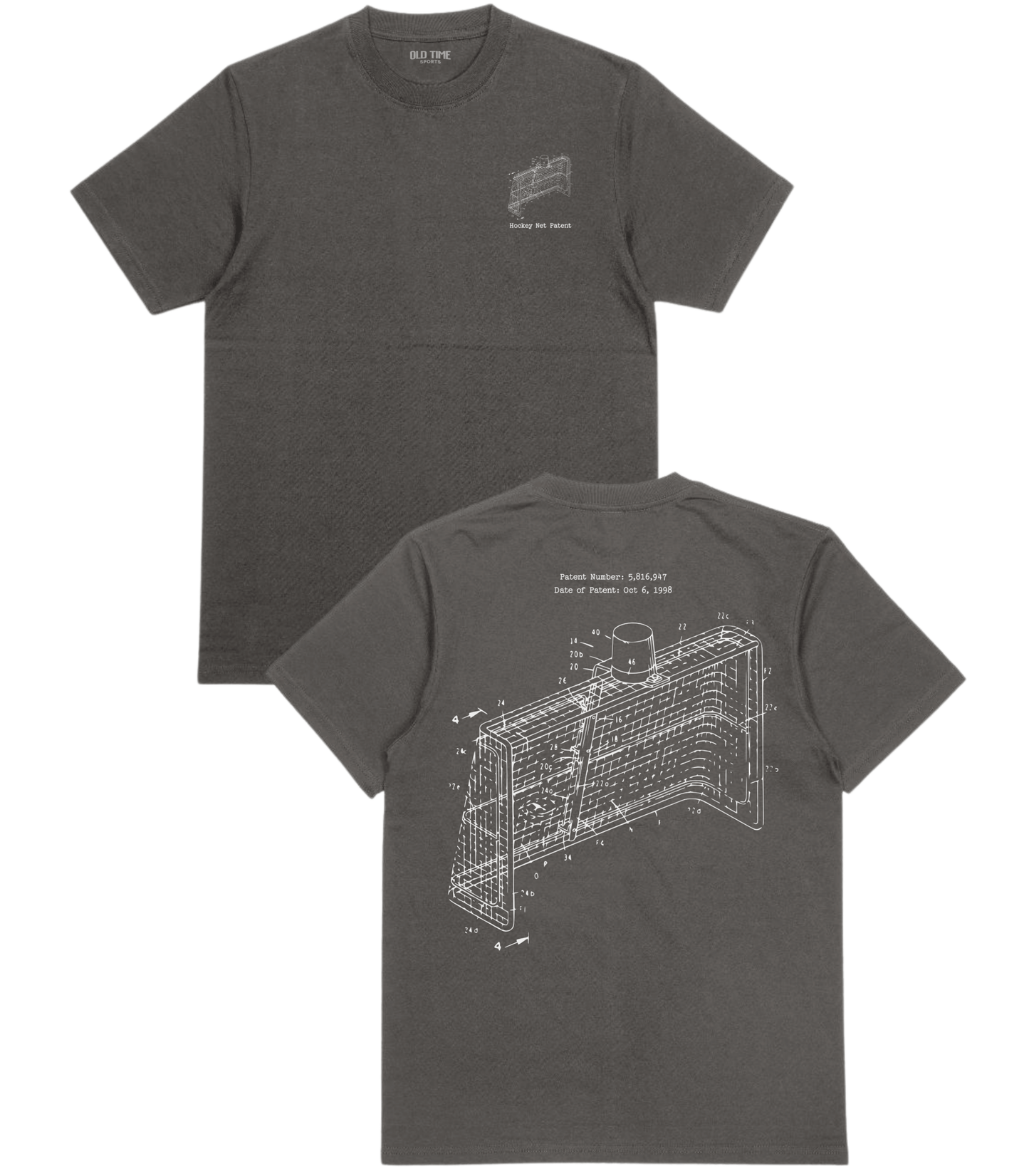 Hockey Net Patent T-Shirt - Old Time Sports