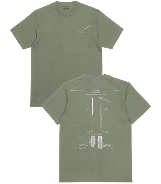 Hockey Stick Patent T-Shirt