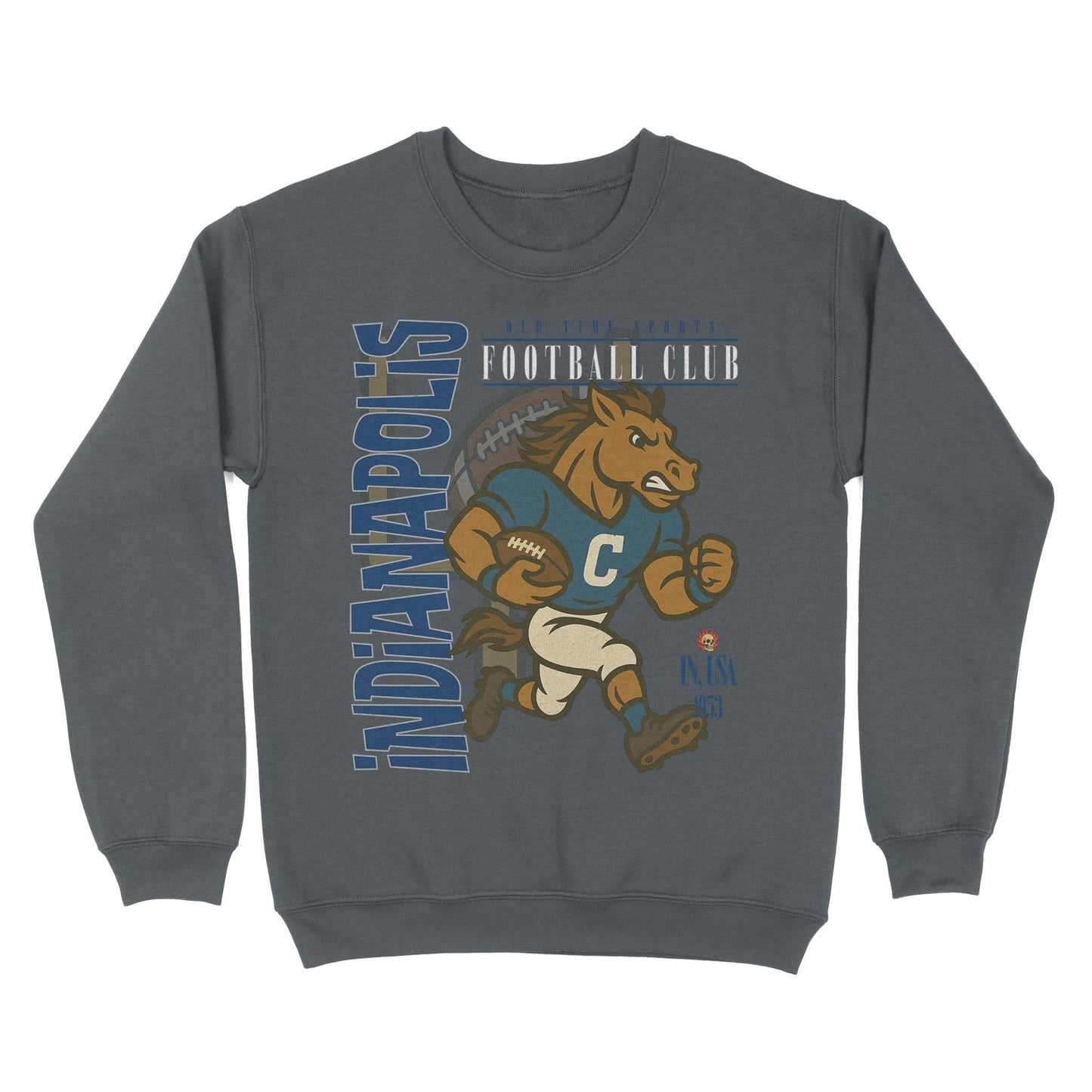 Indianapolis Football Basic Crewneck - Old Time Sports