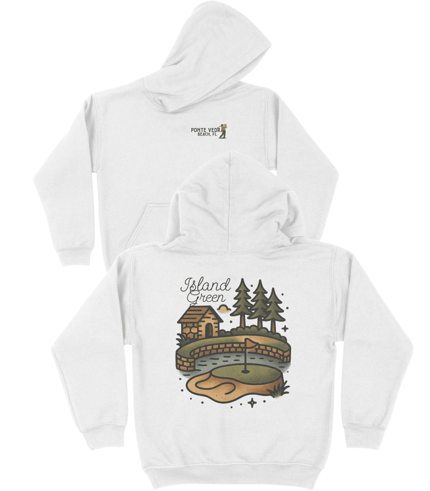 Island Green YOUTH Hoodie - Old Time Sports