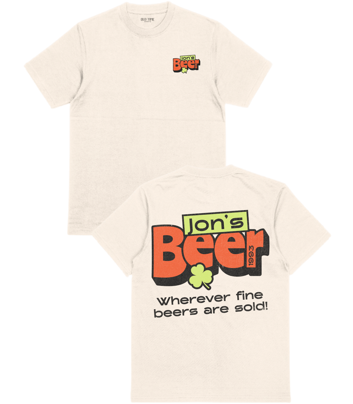 Jon's Beer T-Shirt - Old Time Sports