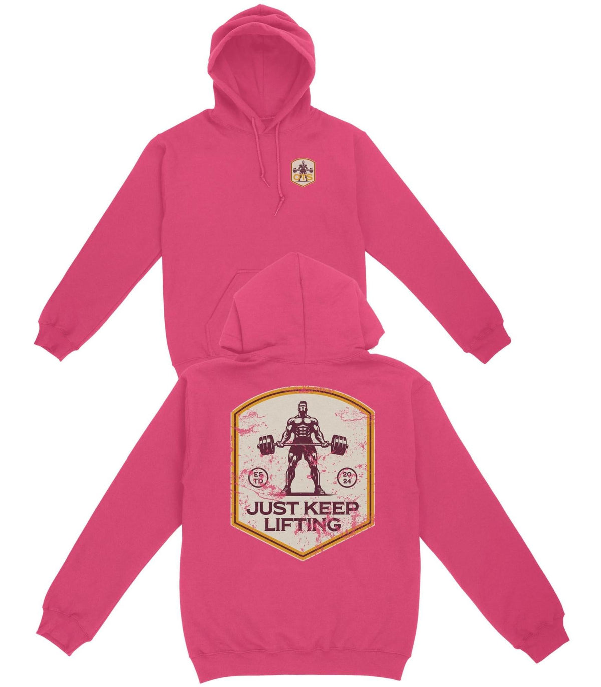 Just Keep Lifting Basic Hoodie - Old Time Sports