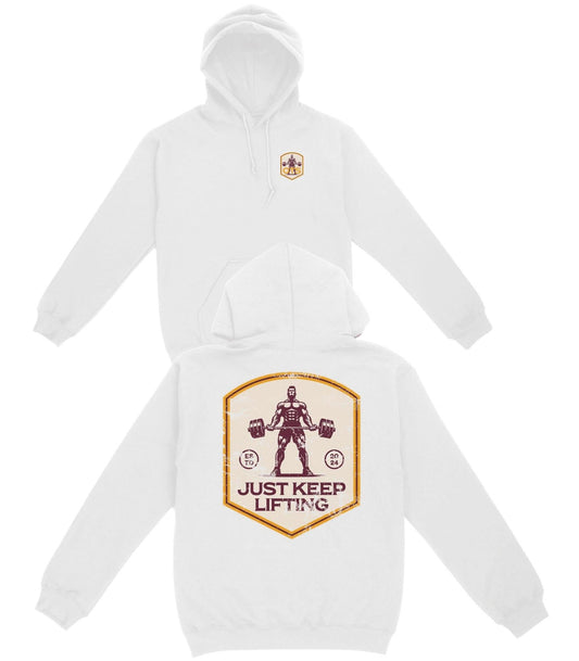Just Keep Lifting Basic Hoodie - Old Time Sports