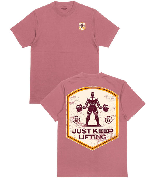 Just Keep Lifting T-shirt - Old Time Sports