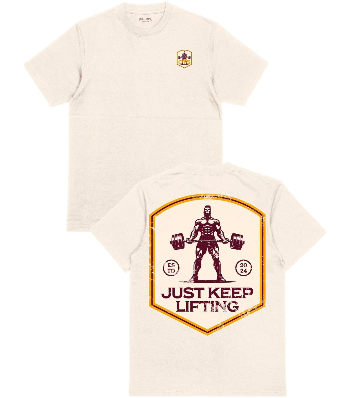 Just Keep Lifting T-shirt - Old Time Sports