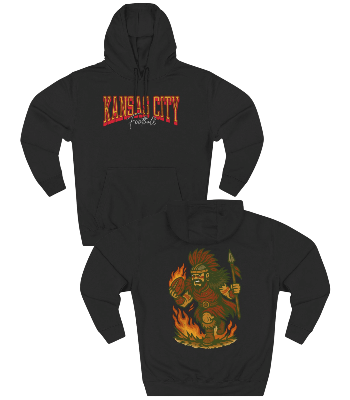 Kansas City Football Hoodie - Old Time Sports