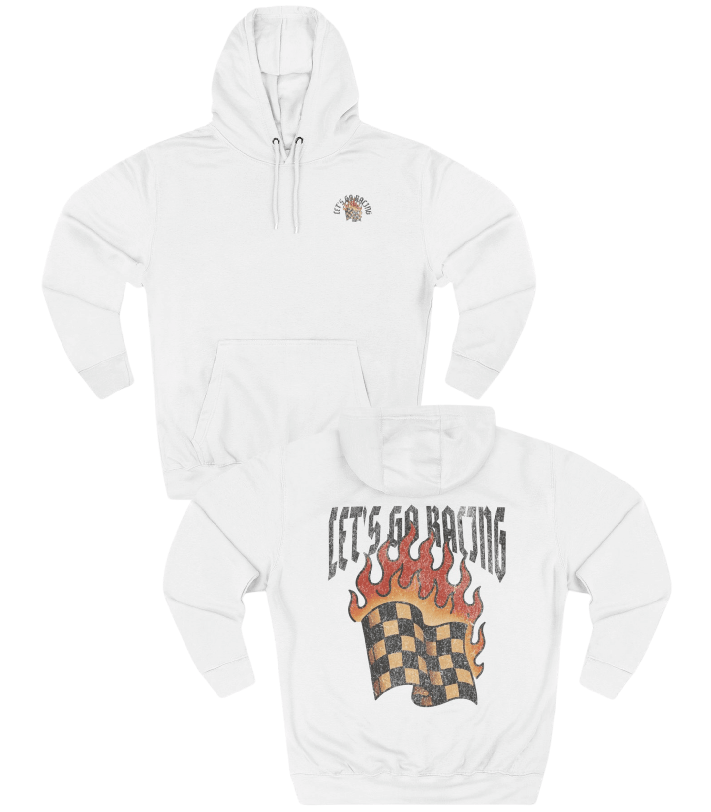 Let's Go Racing Hoodie - Old Time Sports