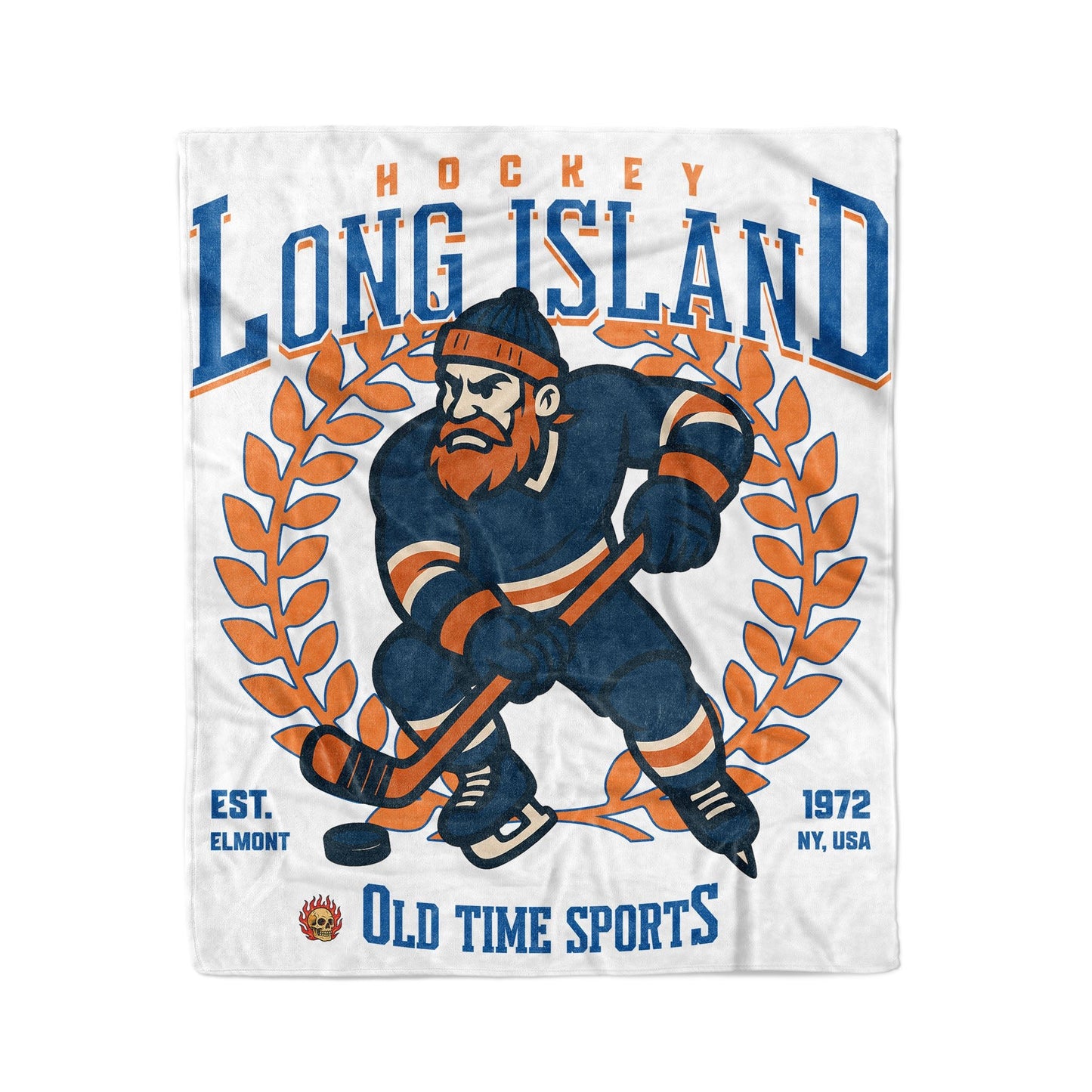 Long Island Hockey 50x60in Fleece Blanket - Old Time Sports