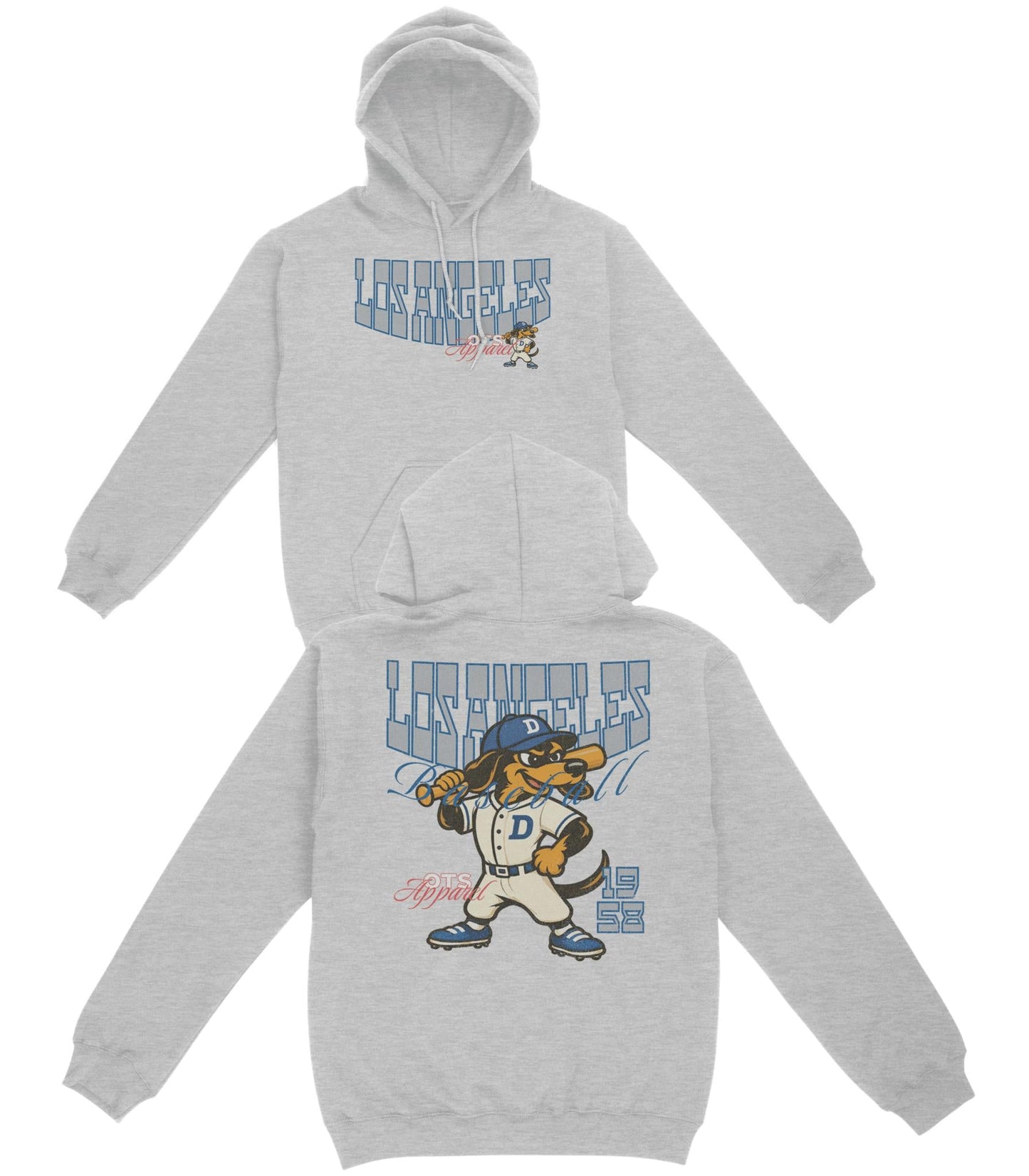 Los Angeles Since 1954 Basic Hoodie - Old Time Sports