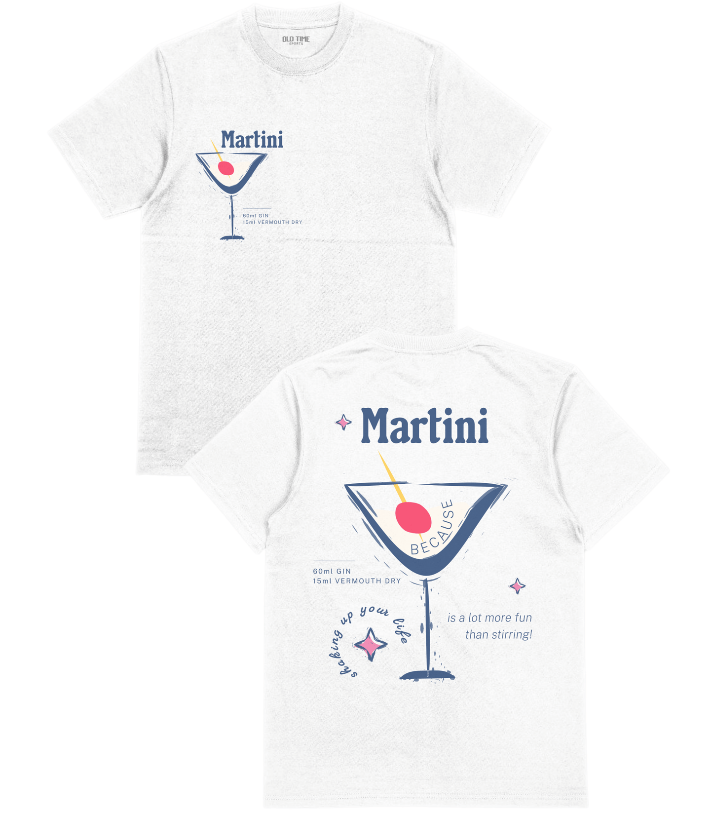 Martini T-Shirt - Old Time Sports