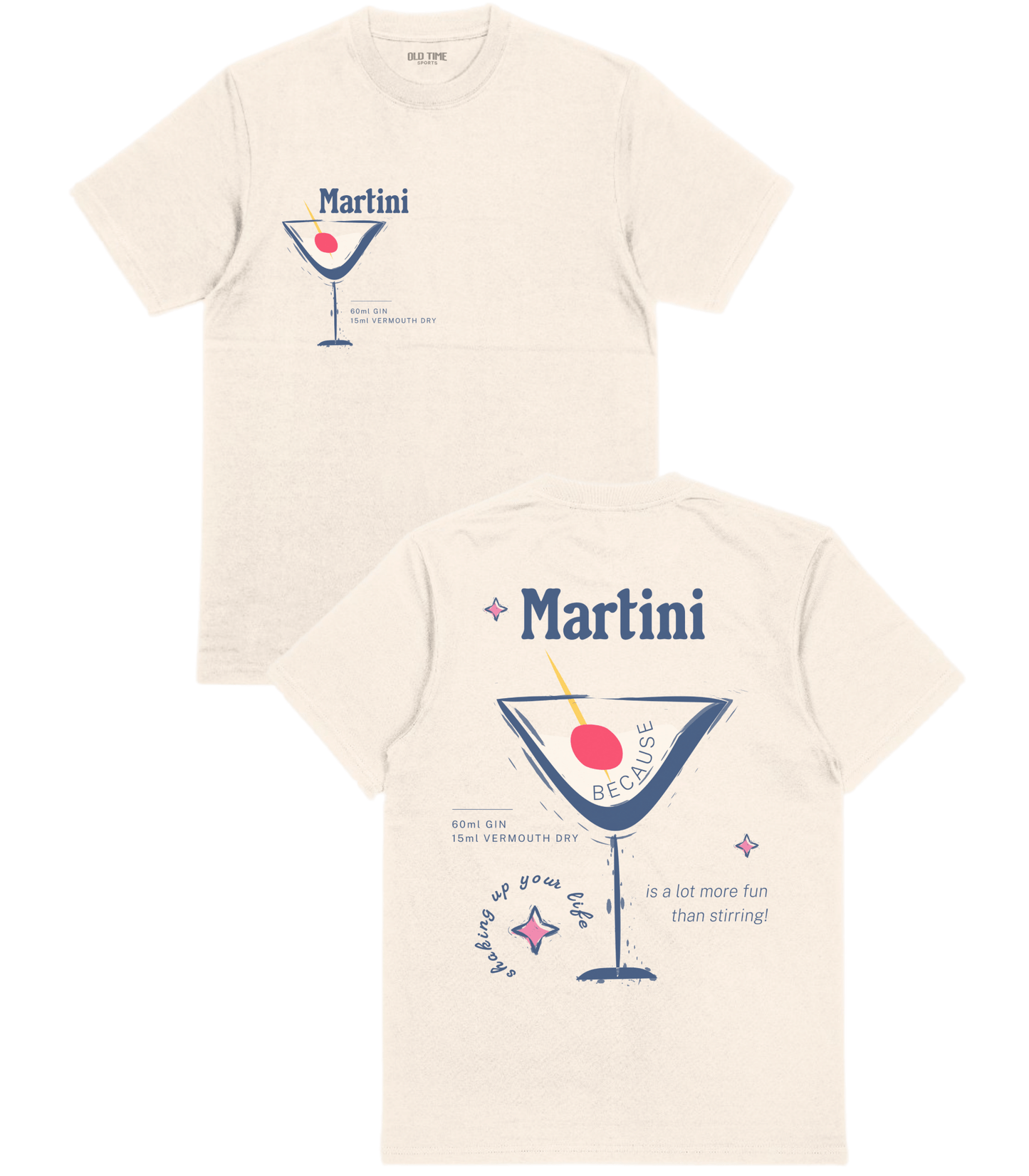 Martini T-Shirt - Old Time Sports