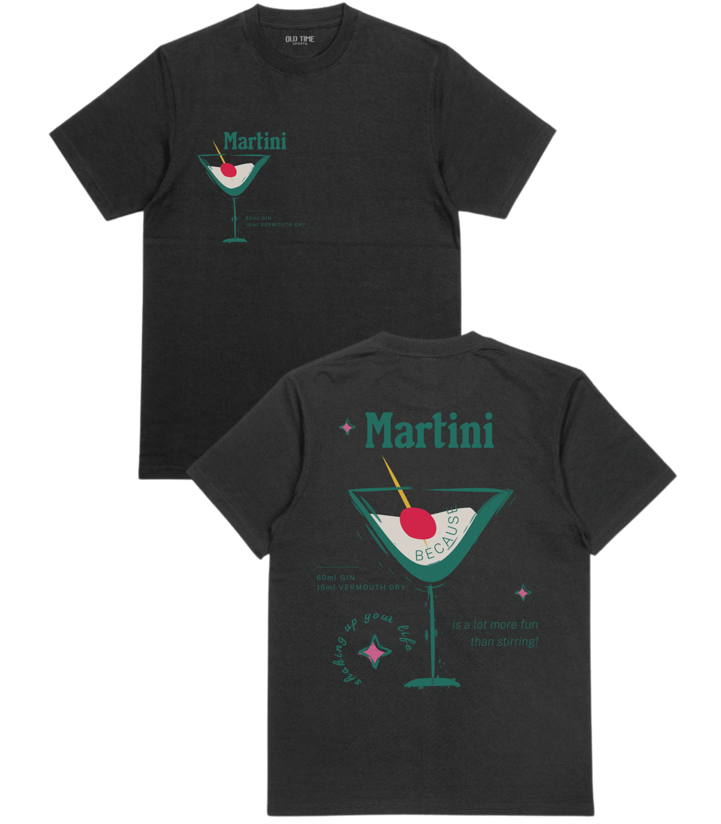 Martini T-Shirt - Old Time Sports