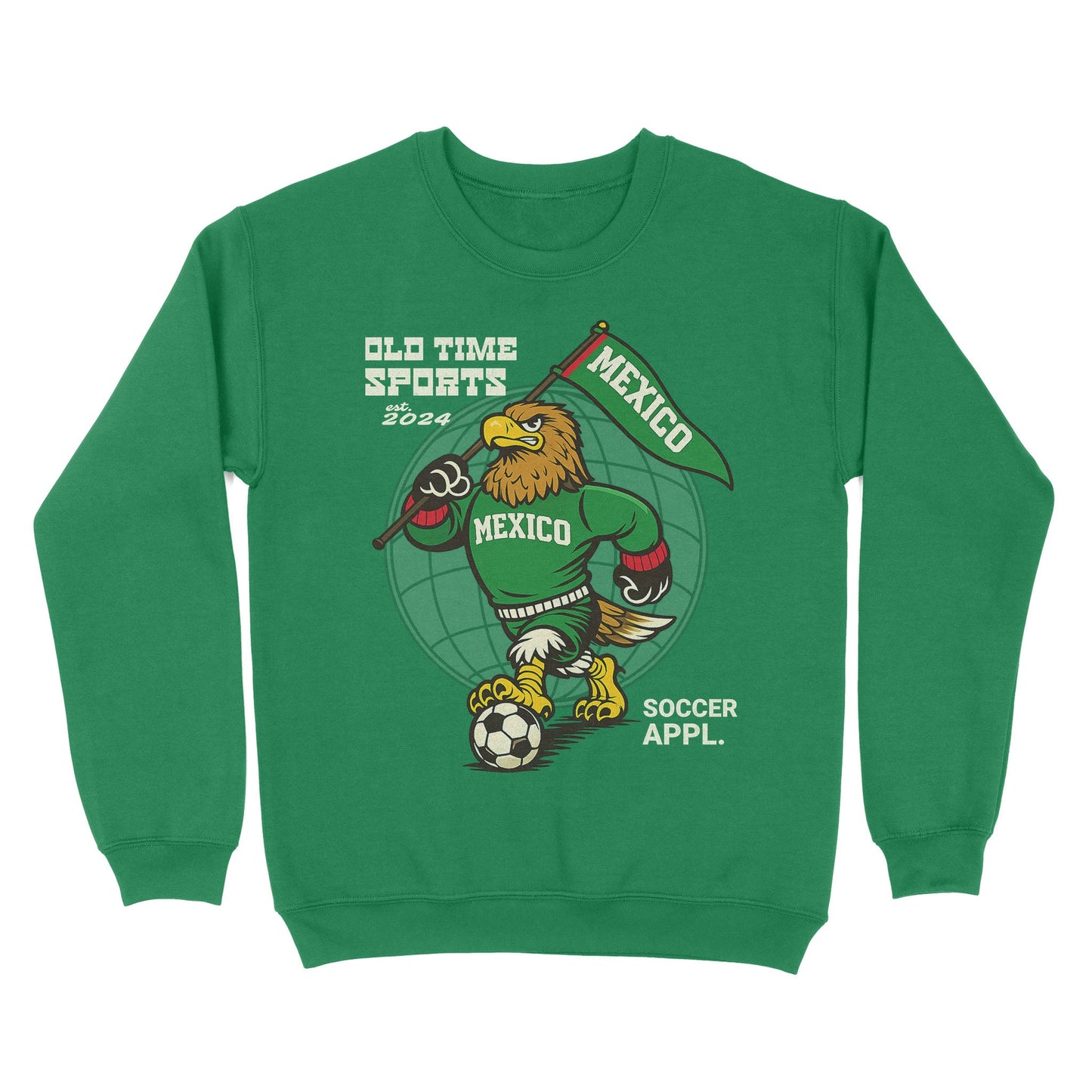 Mexican Soccer Basic Crewneck - Old Time Sports