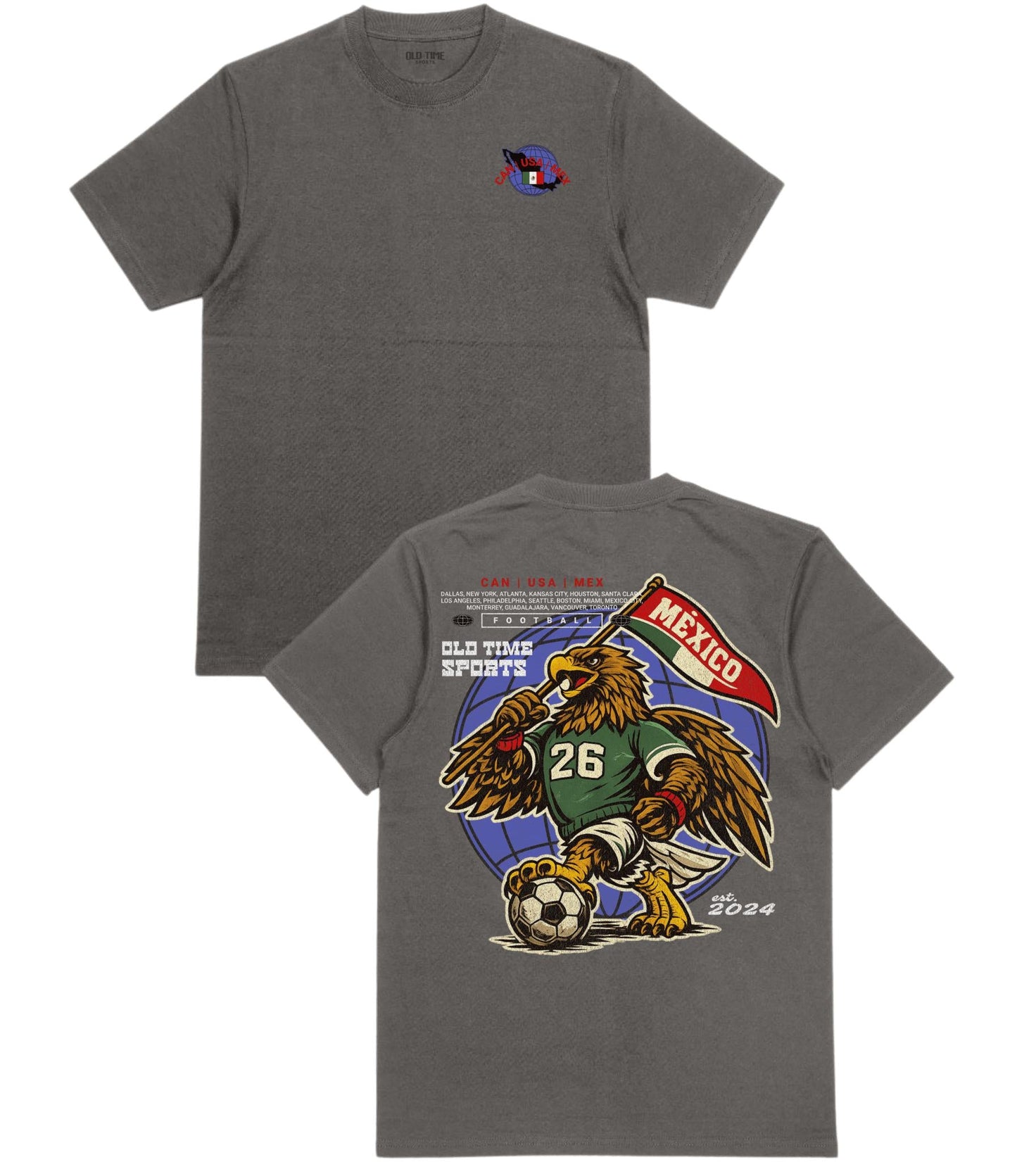 Mexico Flag T-shirt - Old Time Sports
