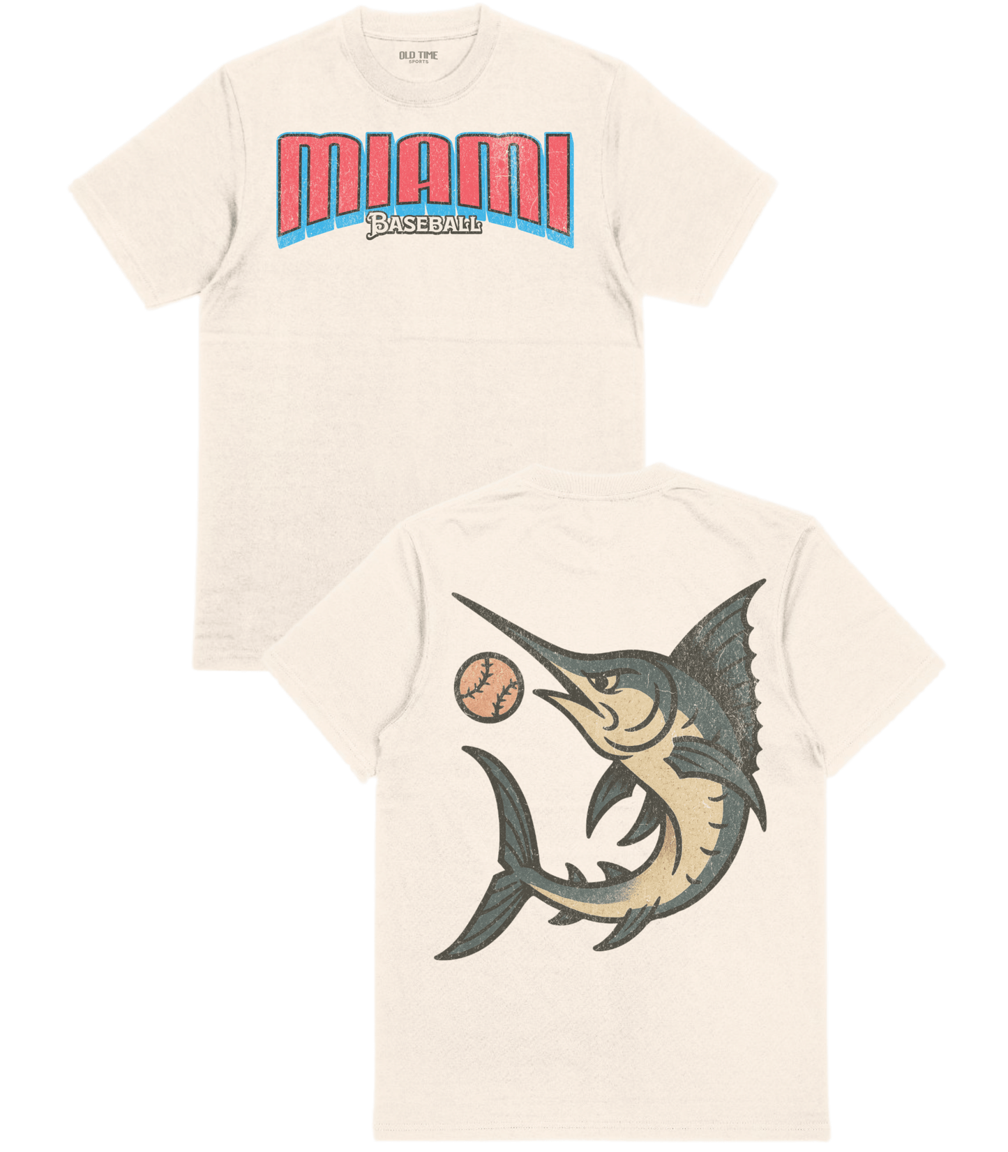 Miami Baseball Team T-Shirt - Old Time Sports