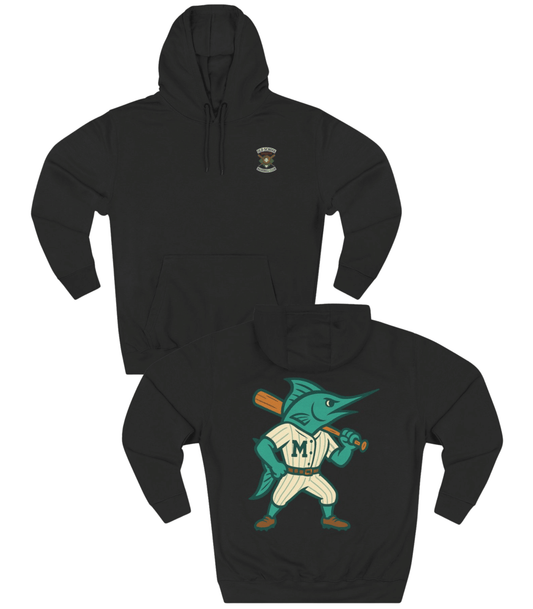Miami Baseball v1 Hoodie - Old Time Sports